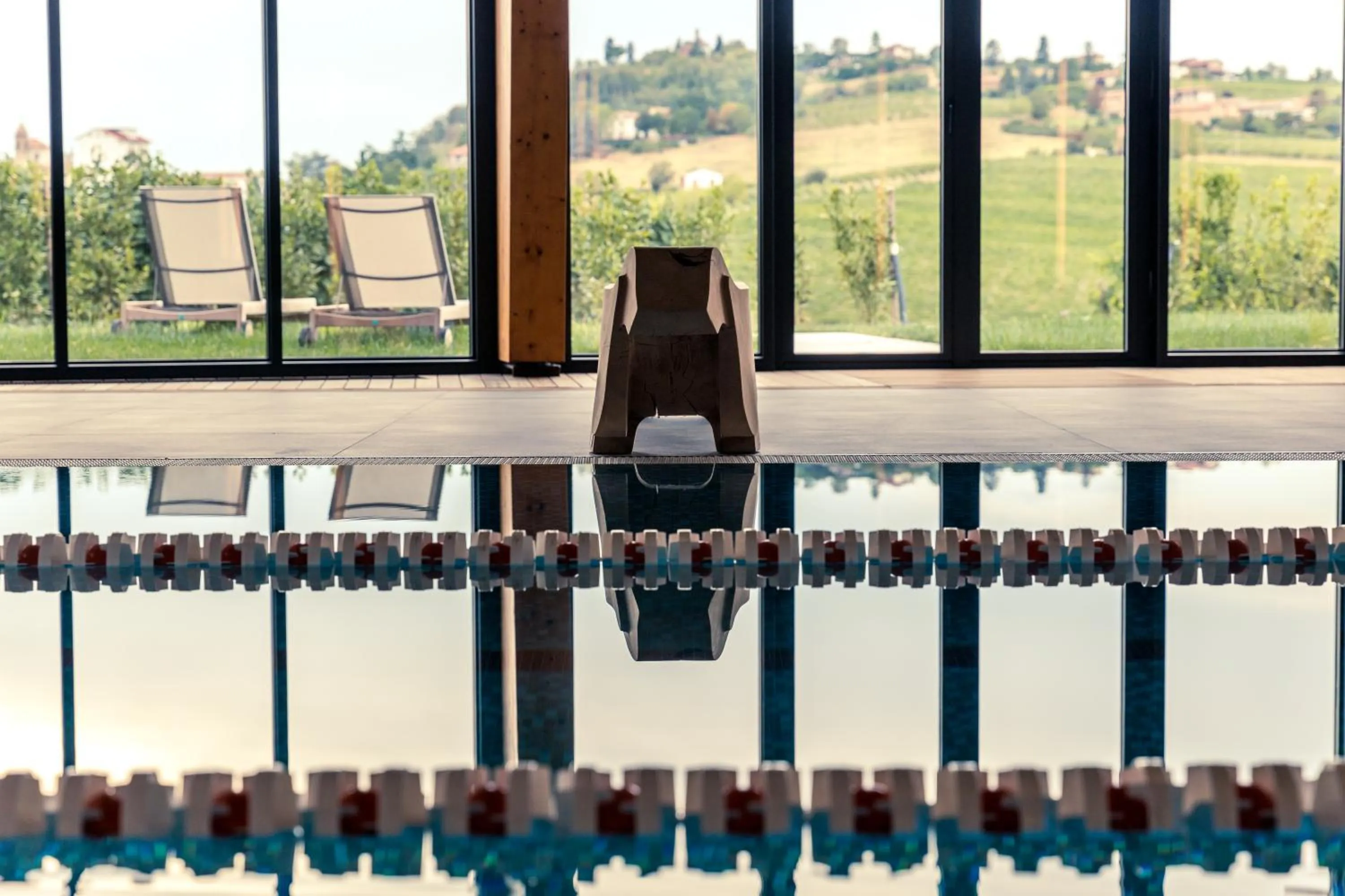 Swimming pool in Le Marne Relais - Small Luxury Hotels of the World