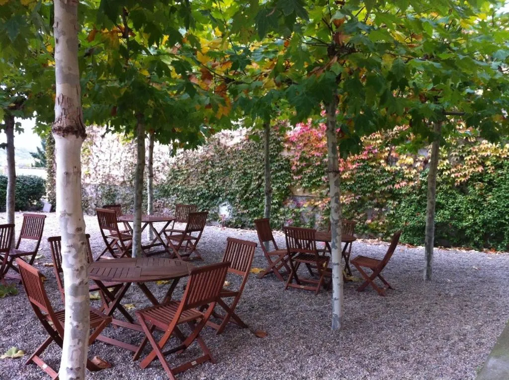 Decorative detail in Hospedería de Alesves