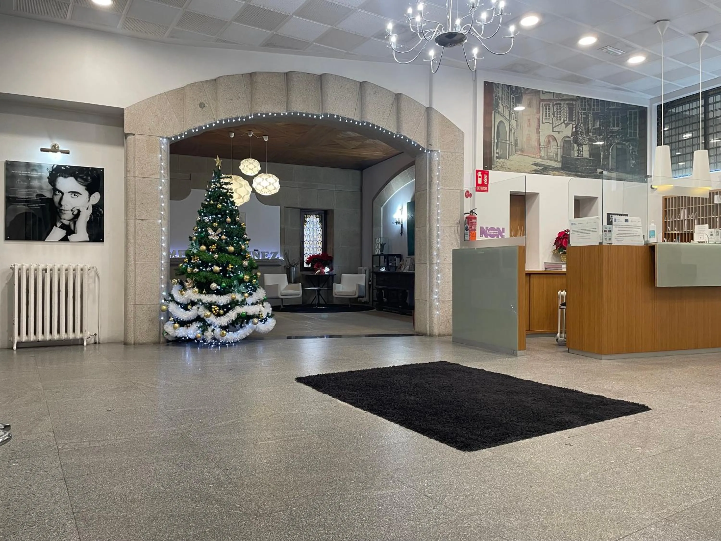 Lobby or reception in Hotel Mendez Nuñez