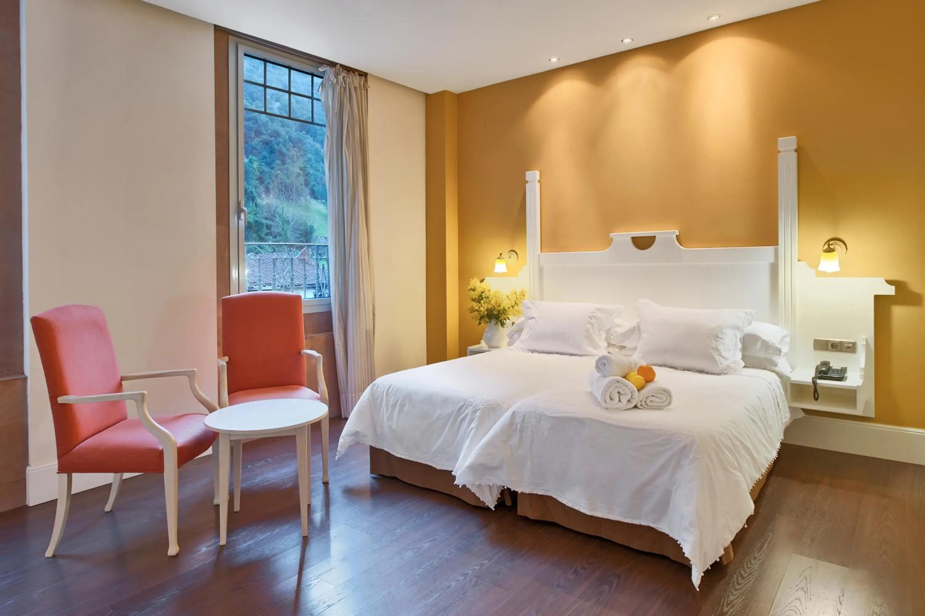 Bed in Hotel Balneario La Hermida