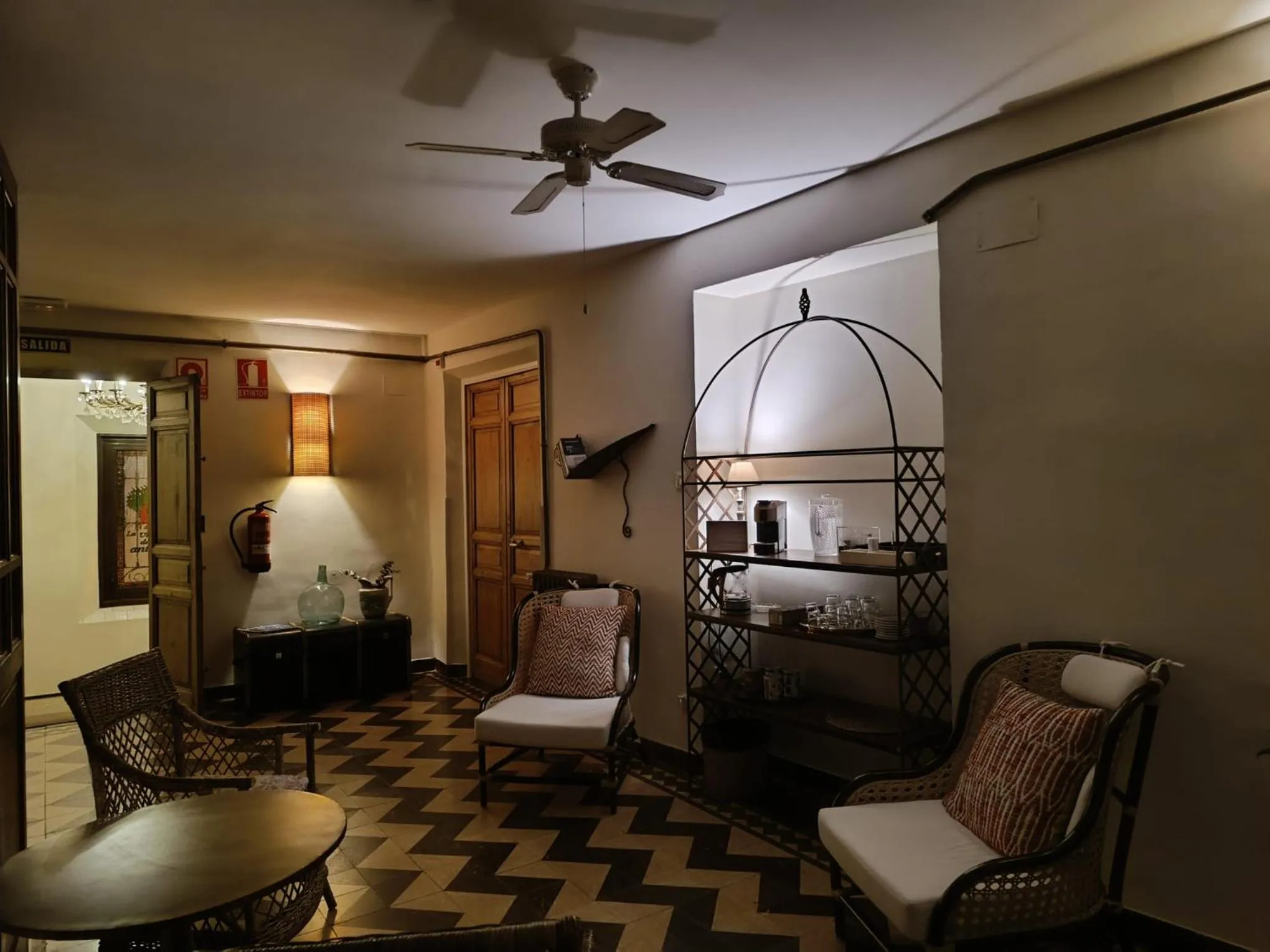 Seating area in Hotel Rural La Vida de Antes