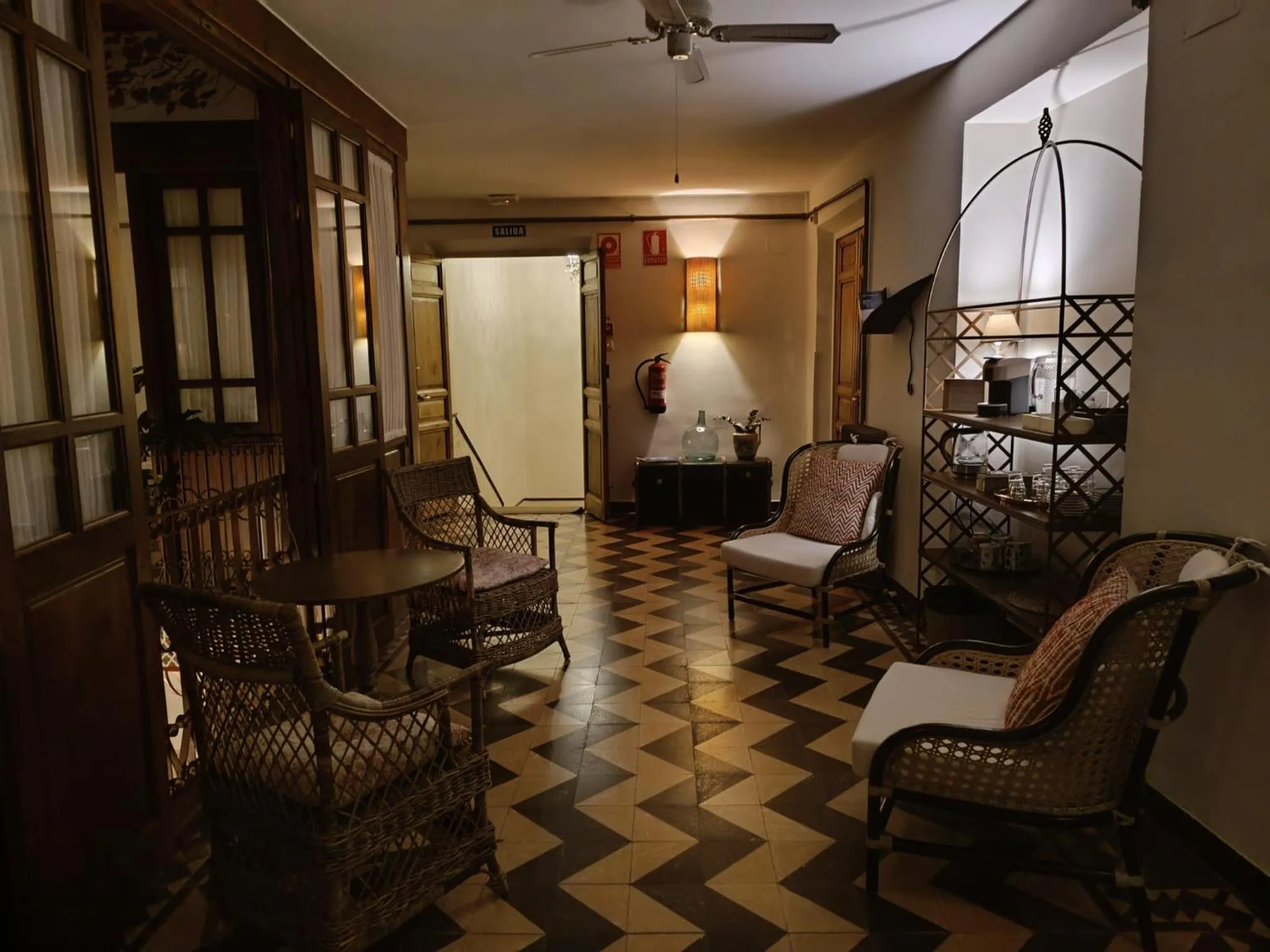 Seating area in Hotel Rural La Vida de Antes
