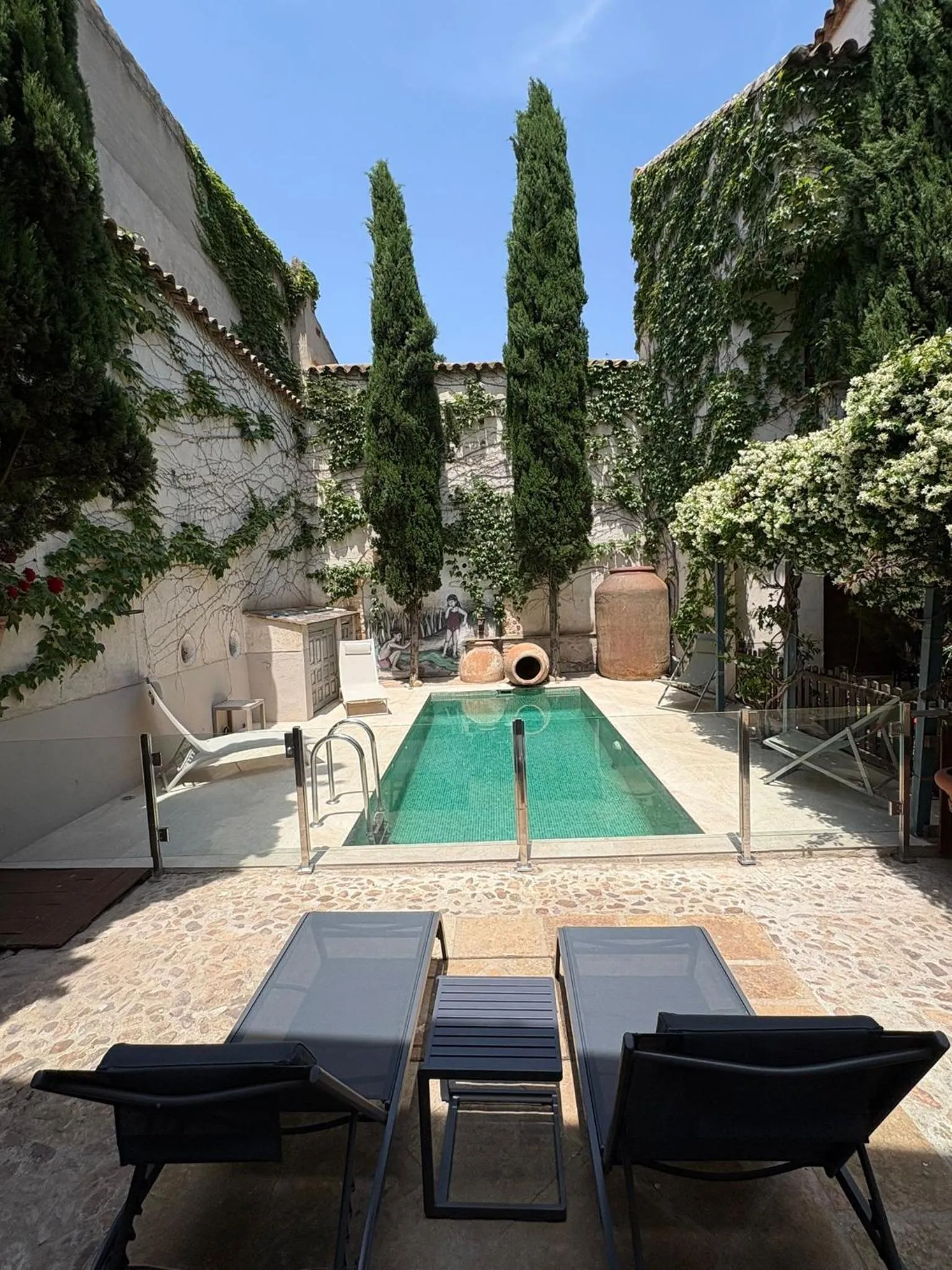 Swimming pool in Hotel Rural La Vida de Antes