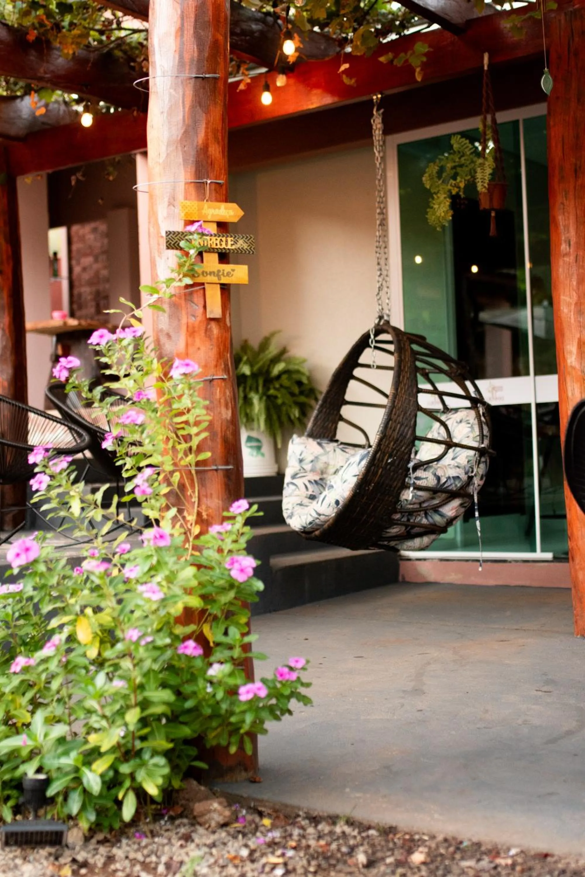 Garden in Lukinhas Pousada