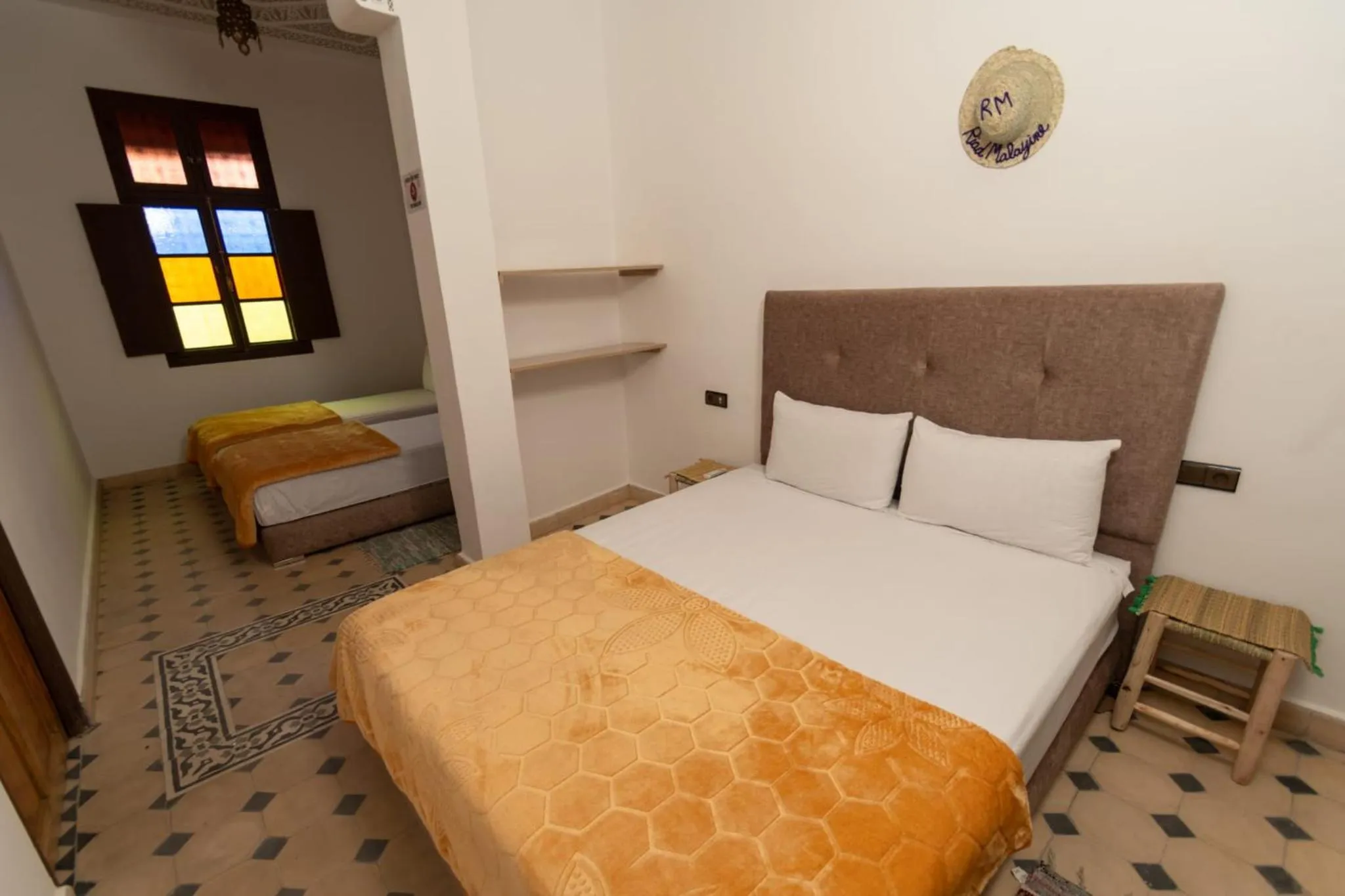 Bed in Riad Malayine