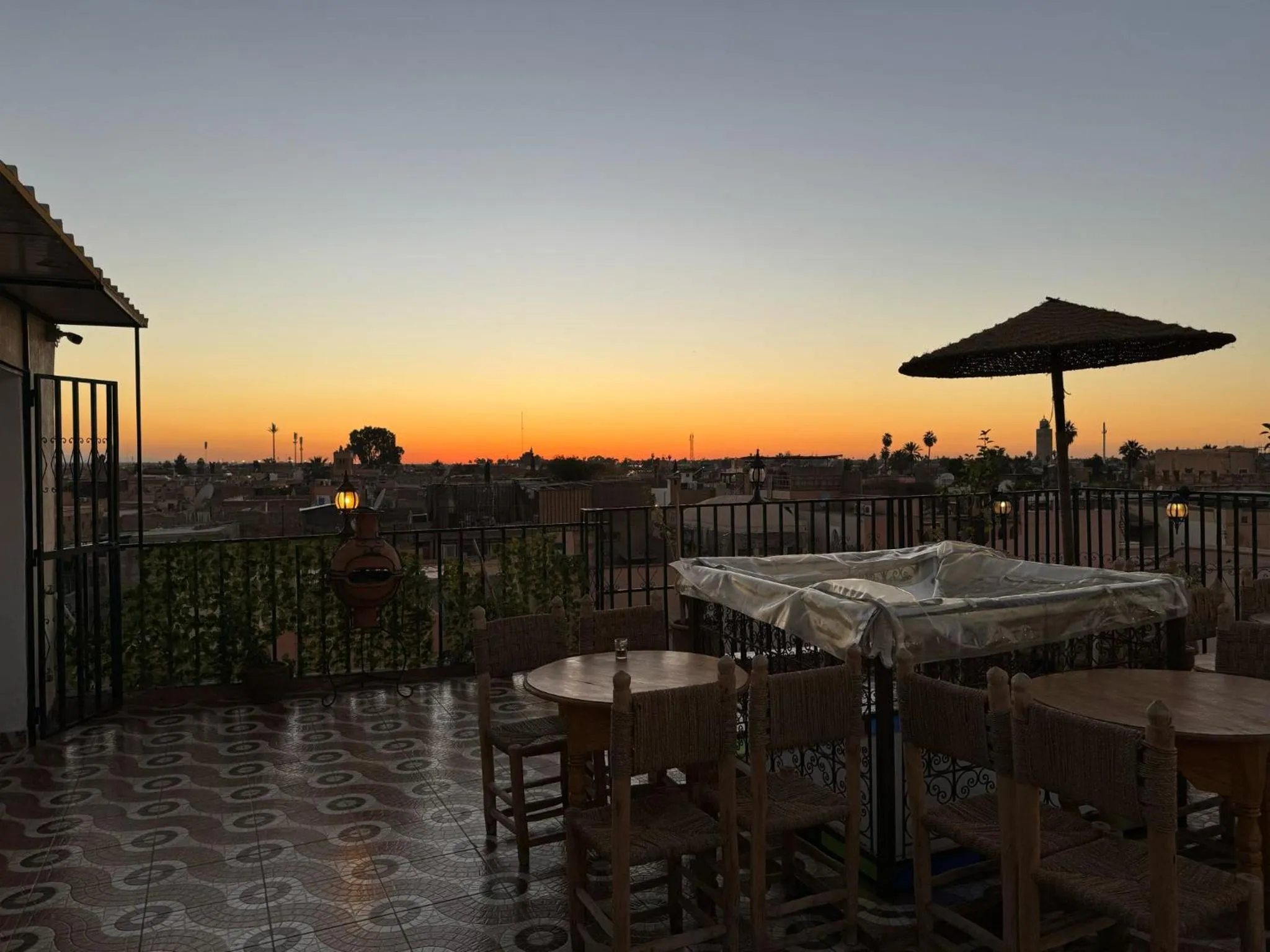 Balcony/Terrace in Riad Malayine
