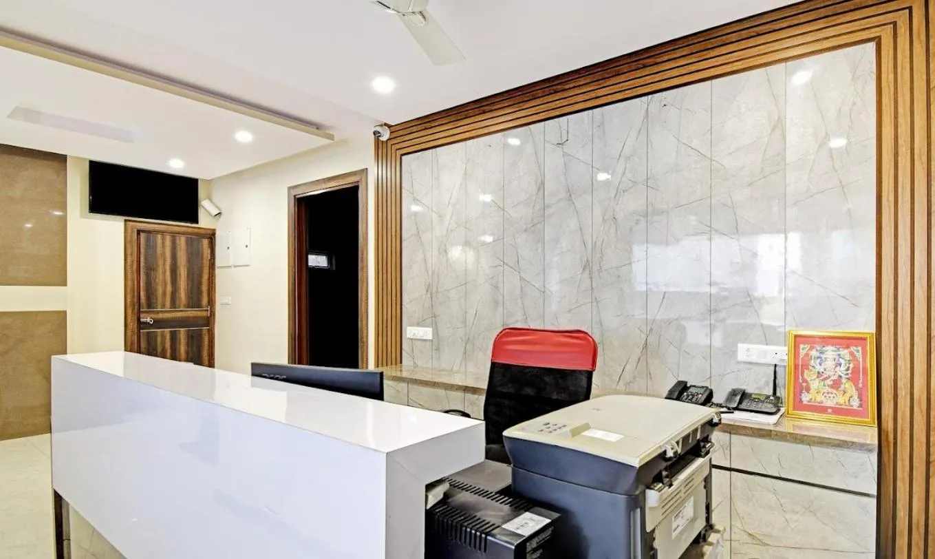 Seating area in Hotel Shashwat