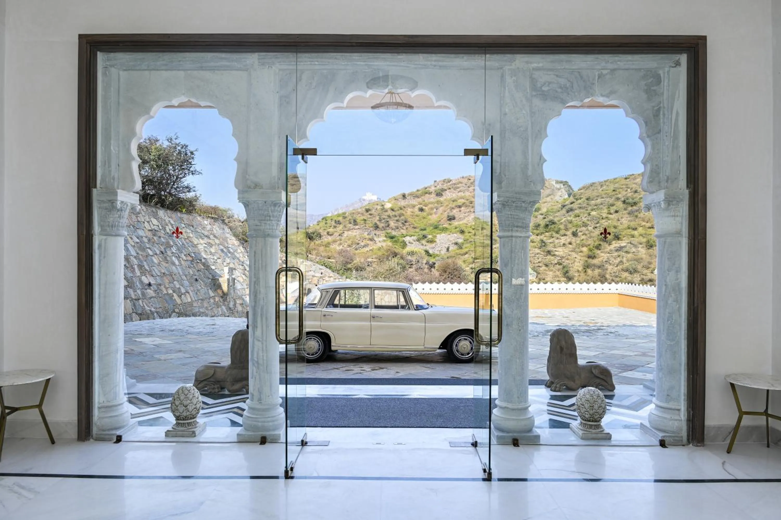 Lobby or reception in Fateh Vilas by Fateh Collection