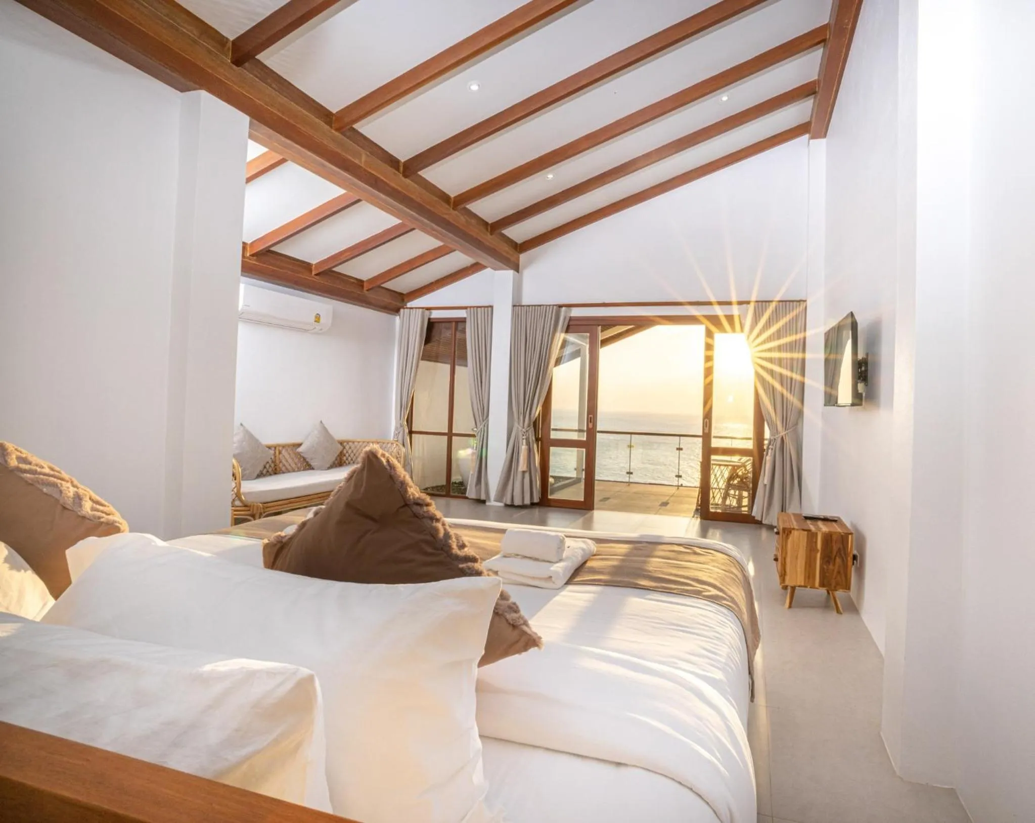 Bed in The AVA Resort Koh Tao