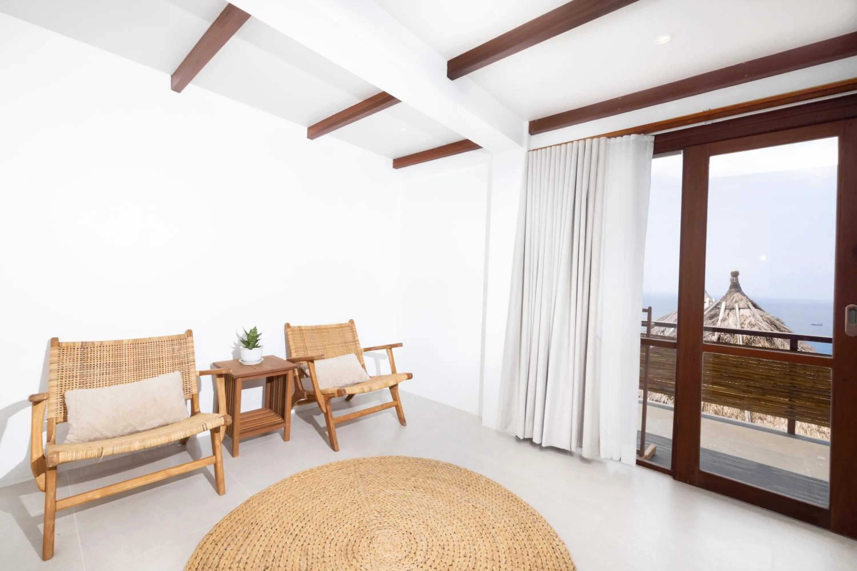 Seating area in The AVA Resort Koh Tao