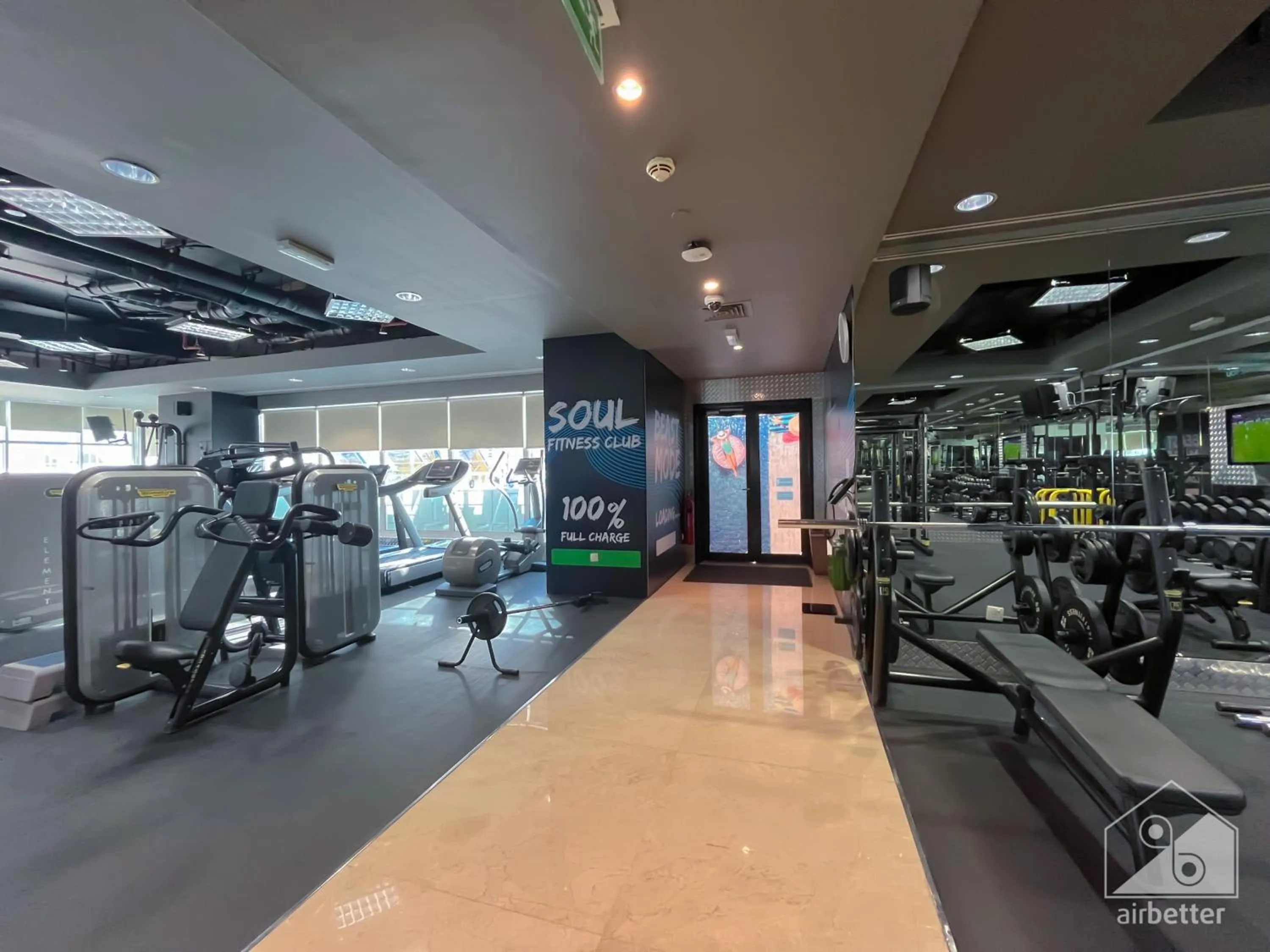 Fitness centre/facilities in Luxurious Loft with stunning views Dubai