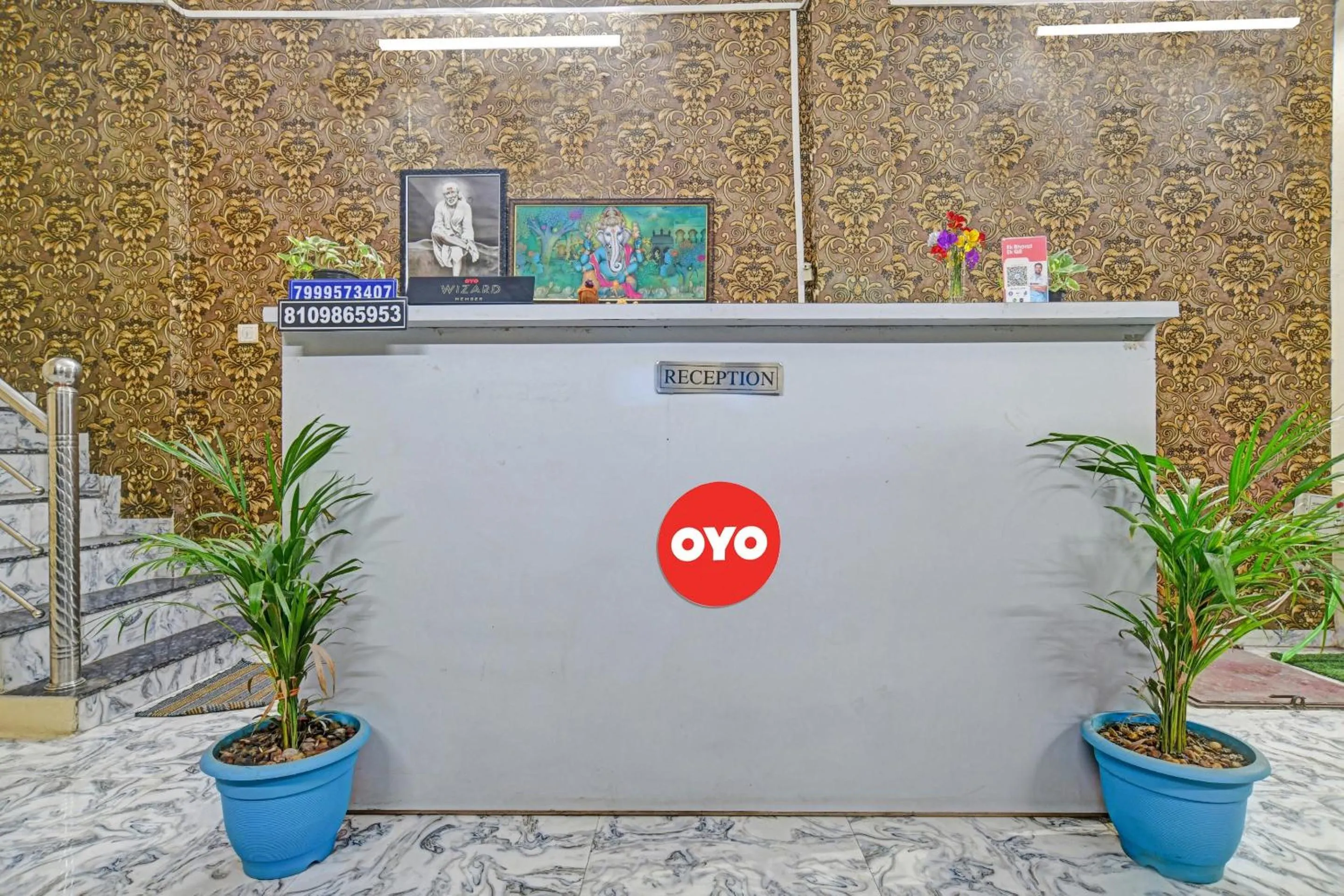 Lobby or reception in Hotel O Honey Palace In