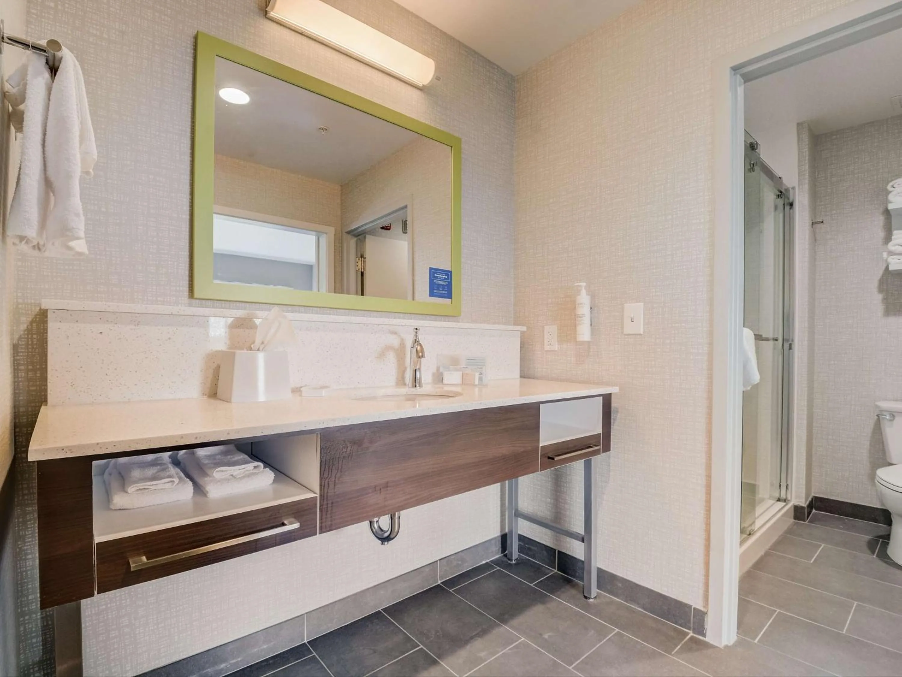 Bathroom in Hampton Inn & Suites Williamstown Ark Encounter, Ky