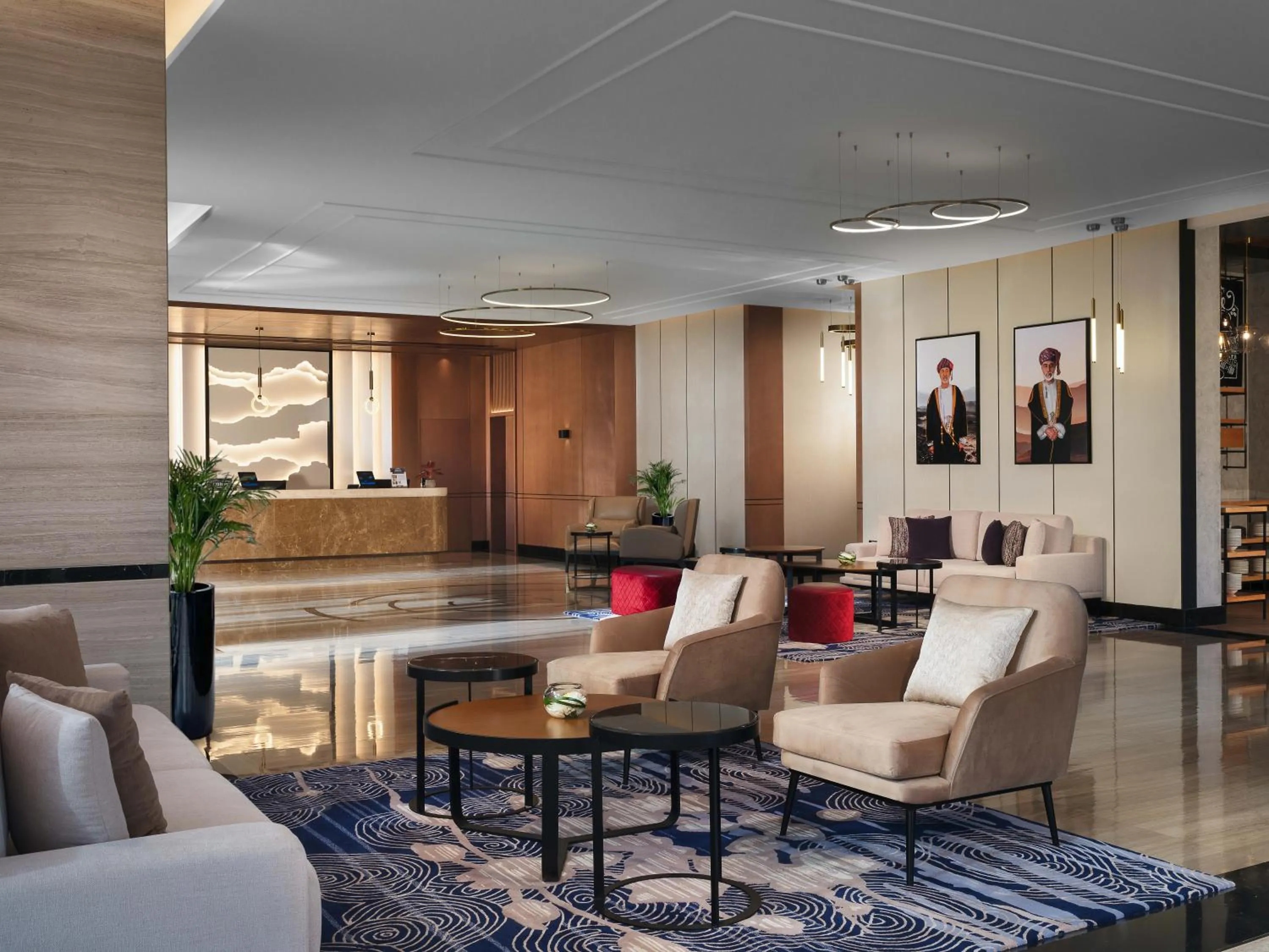 Lobby or reception in DoubleTree by Hilton Muscat Qurum