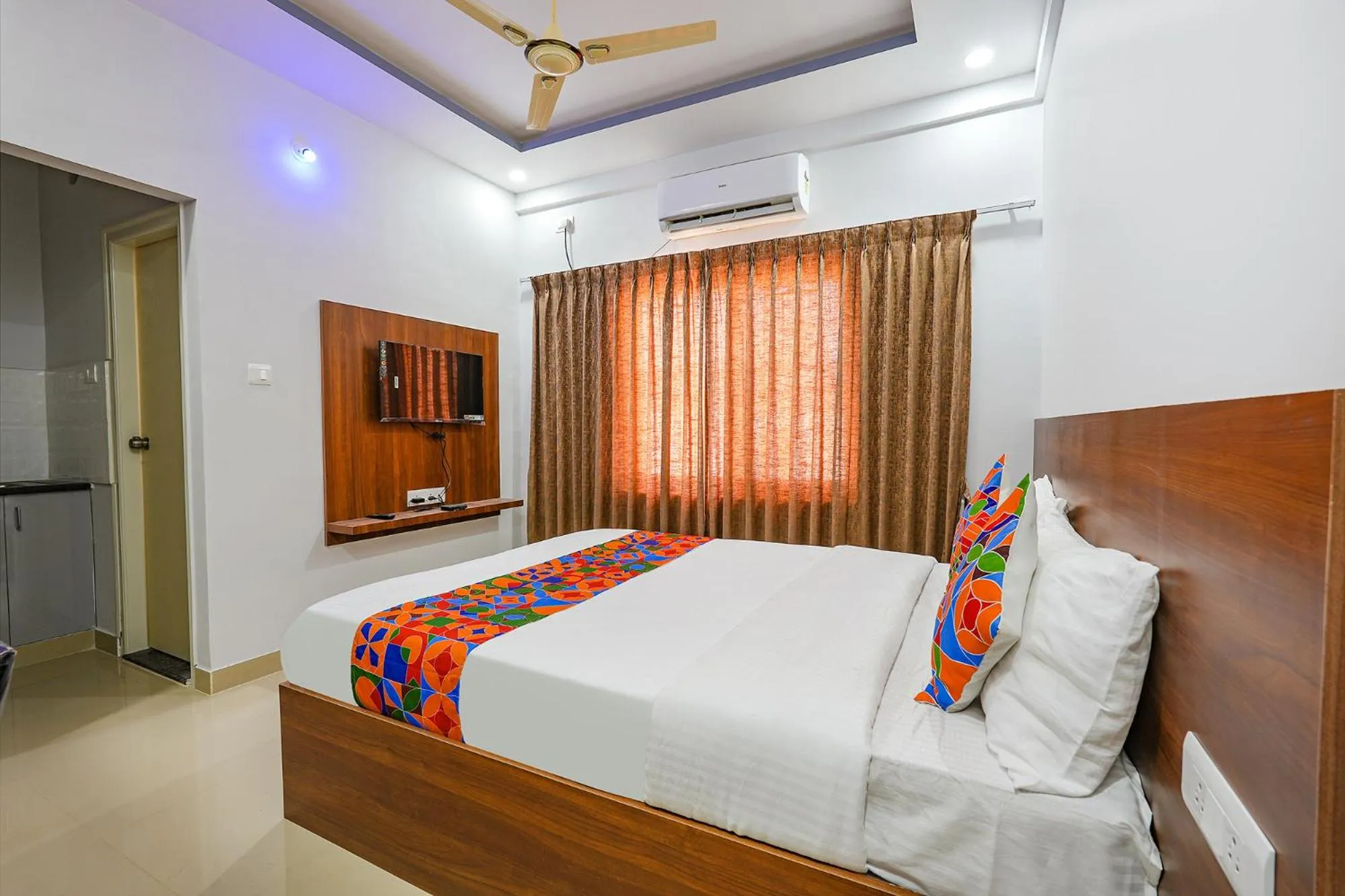 Bedroom in FabHotel Whitefield Suites - Nr ITPL Main raod