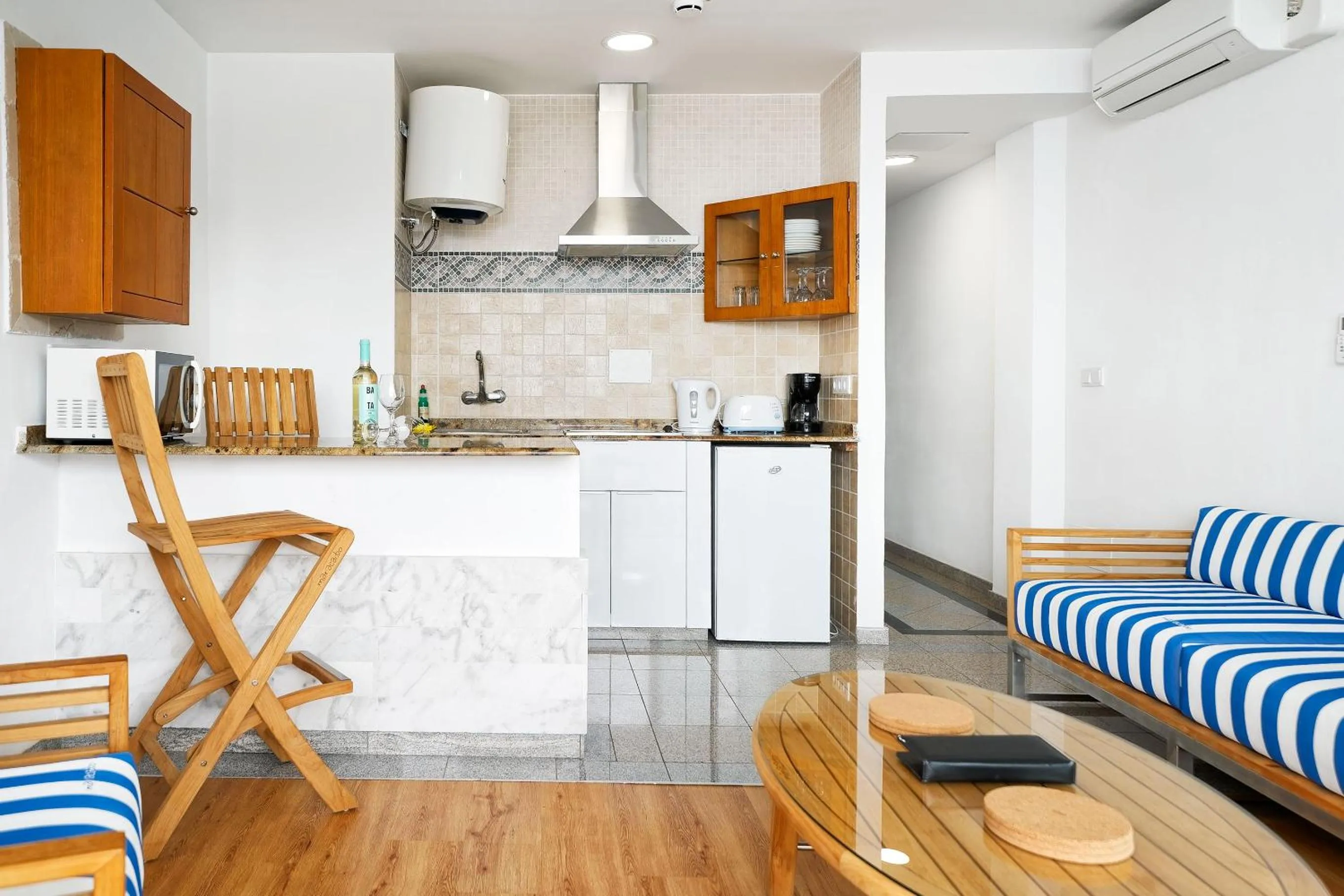 Kitchen or kitchenette in Aparthotel Maracaibo