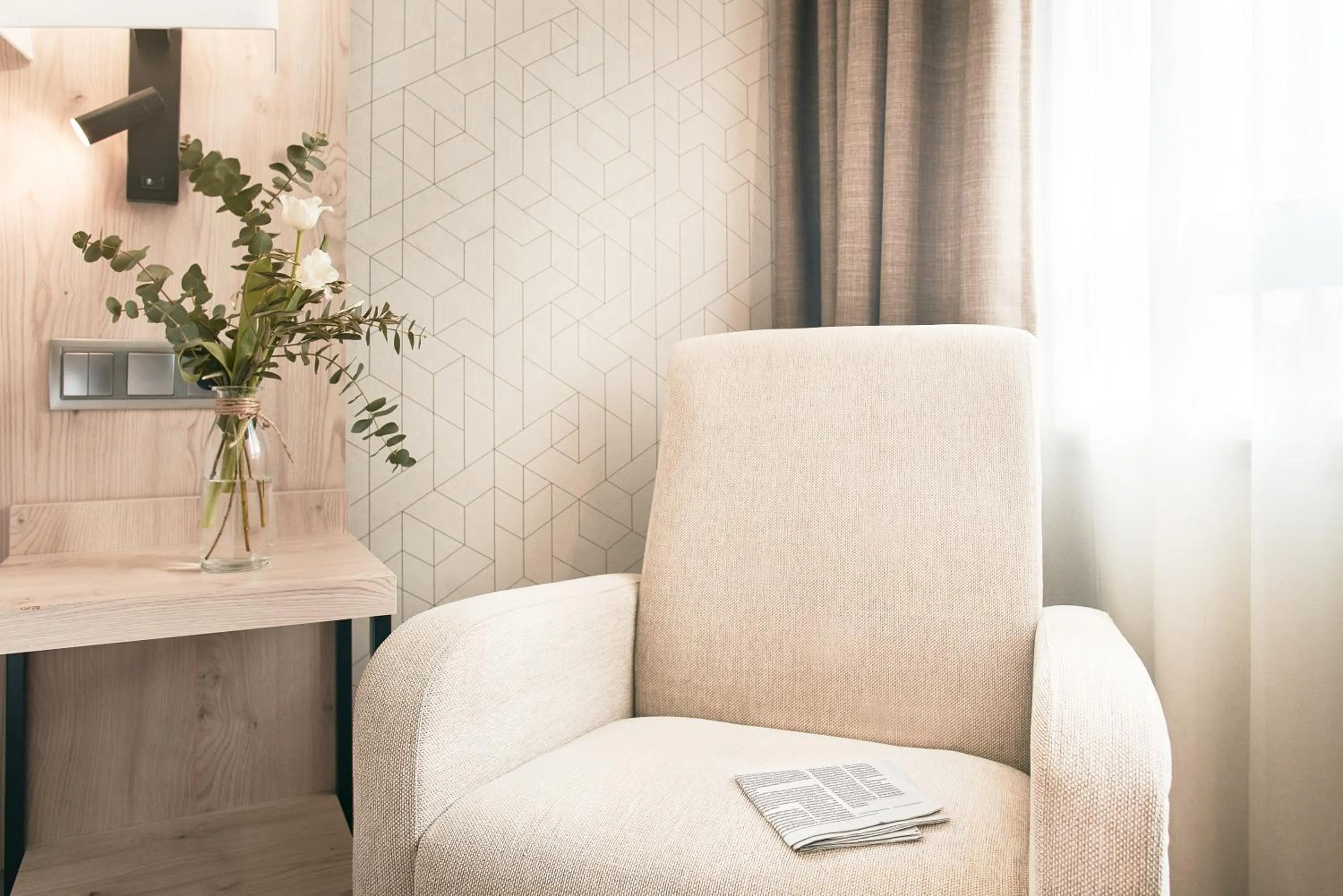 Seating area in Hotel Albret