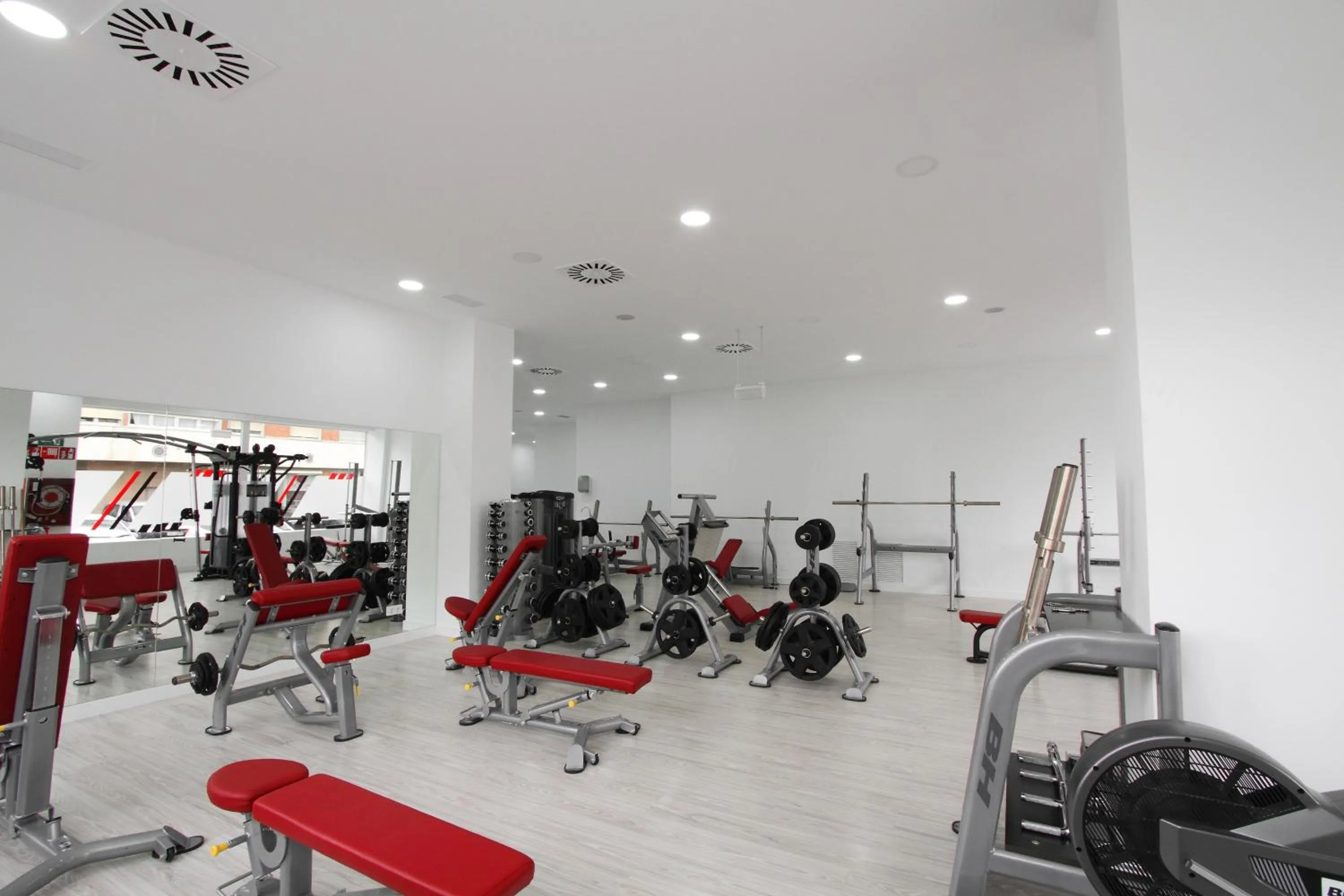 Fitness centre/facilities in Hotel Albret