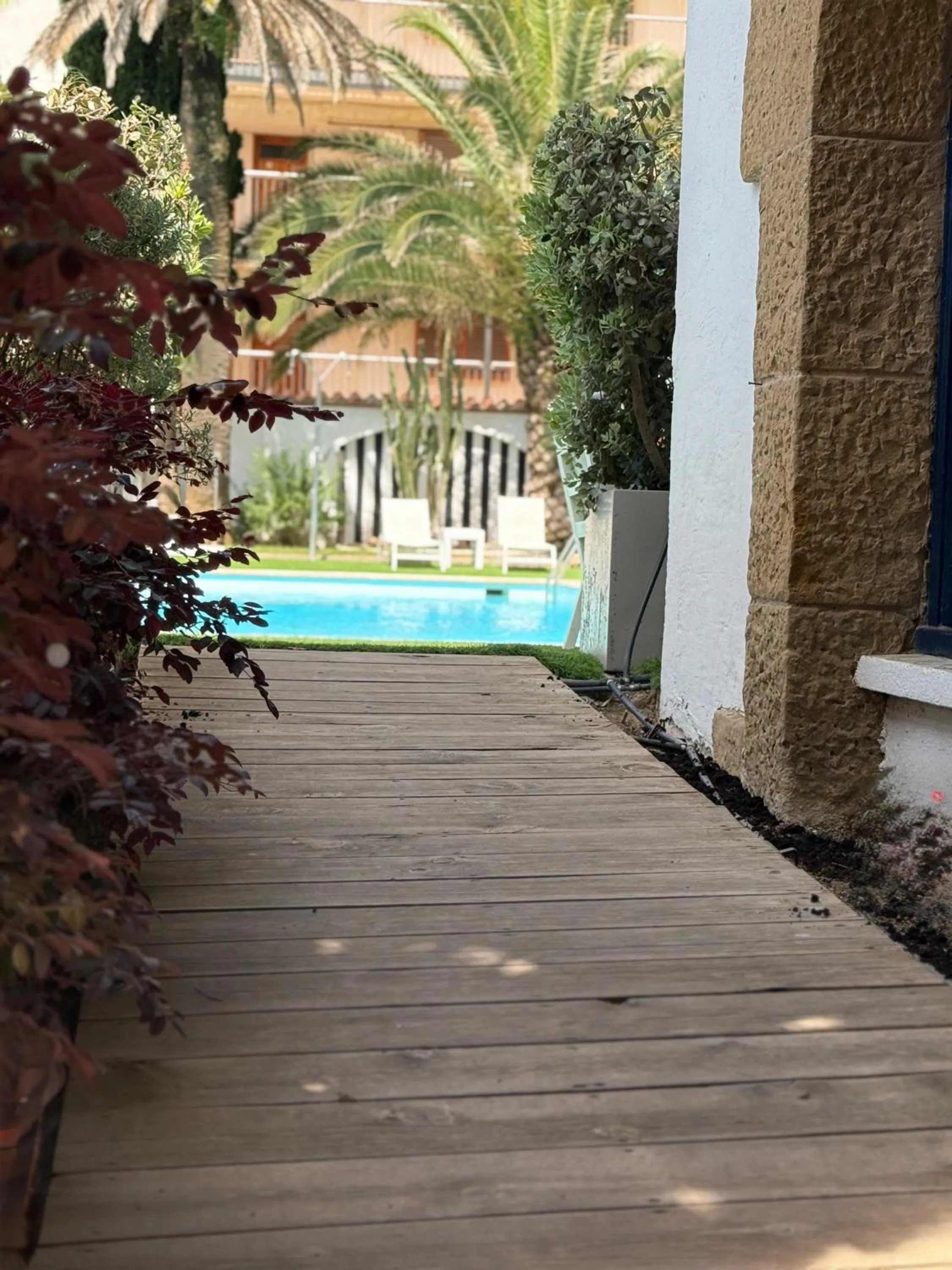 Swimming pool in Hotel Trias