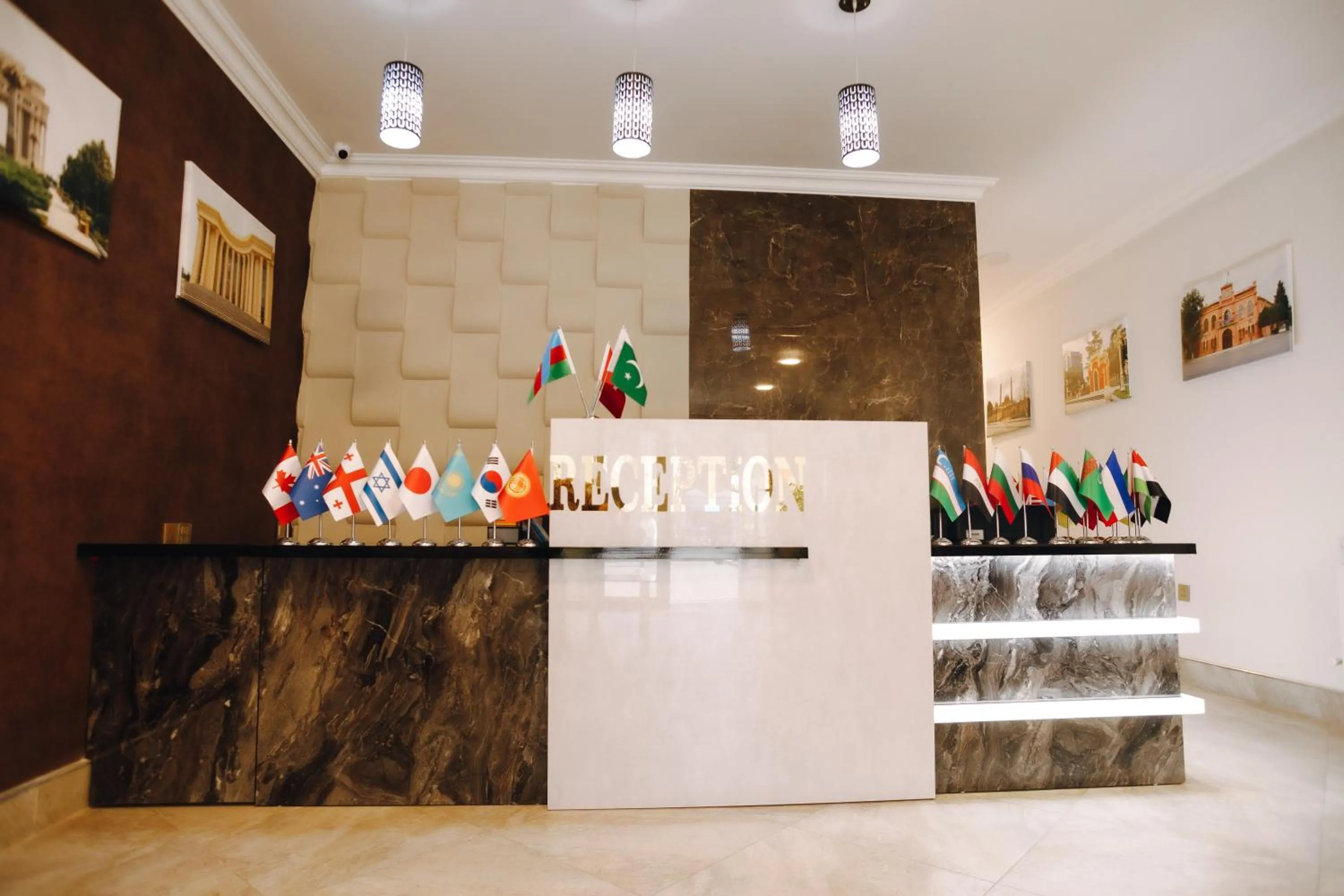 Lobby or reception in Old City Ganja