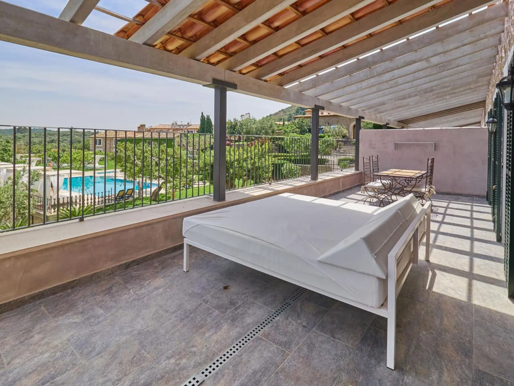 Seating area in Finca Binibona Parc Natural