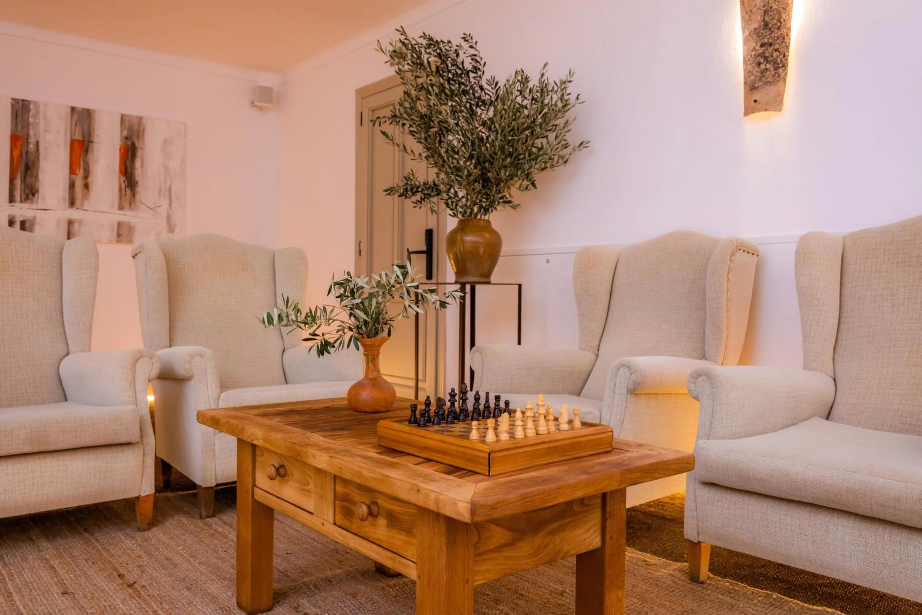 Living room in Finca Albellons
