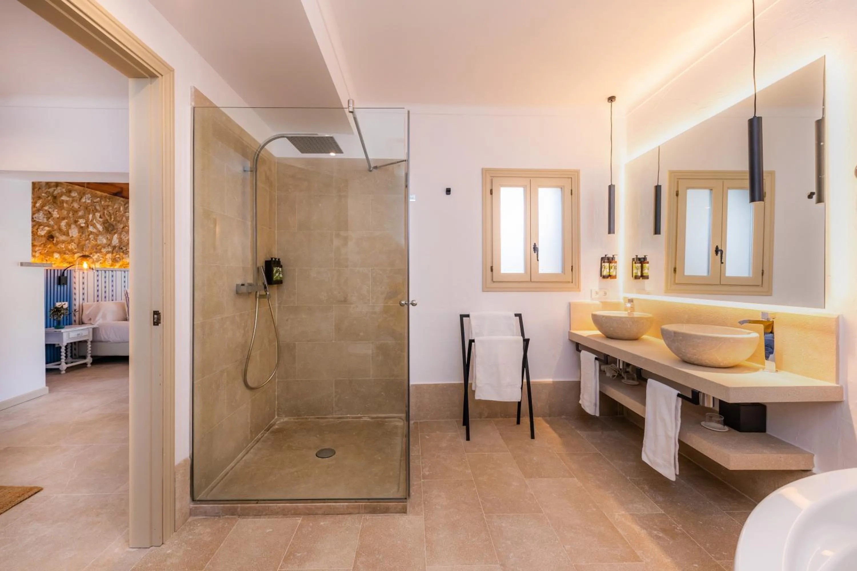 Bathroom in Finca Albellons