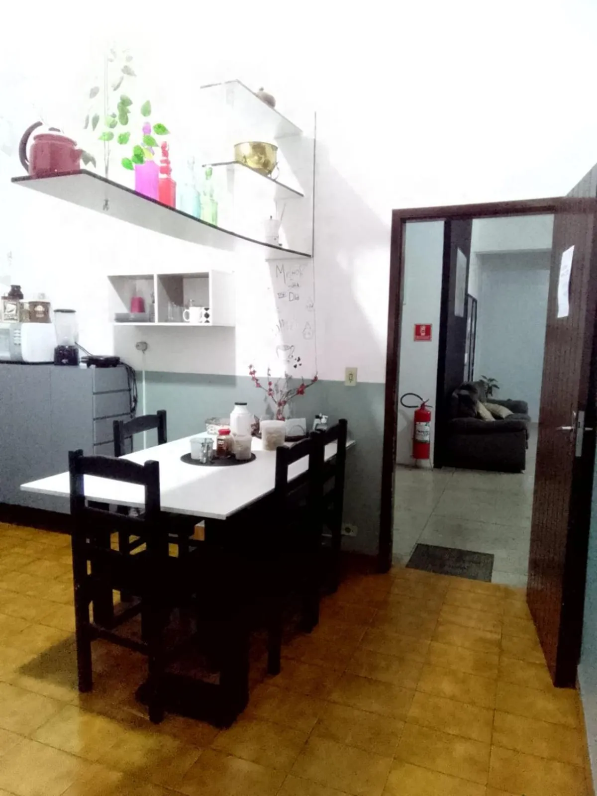Kitchen or kitchenette in Hostel Lize