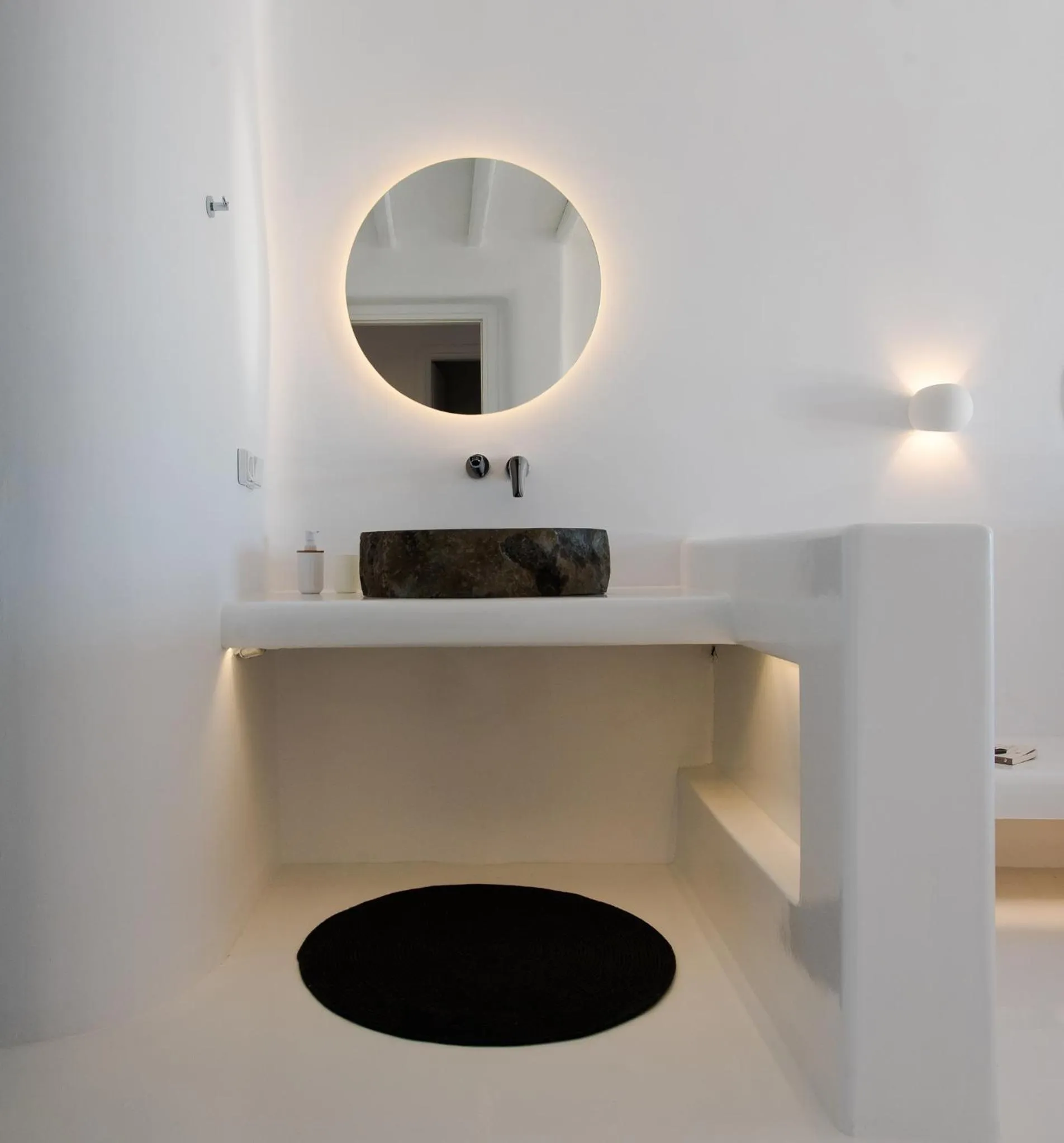 Shower in Villa Costa by Whitelist Mykonos