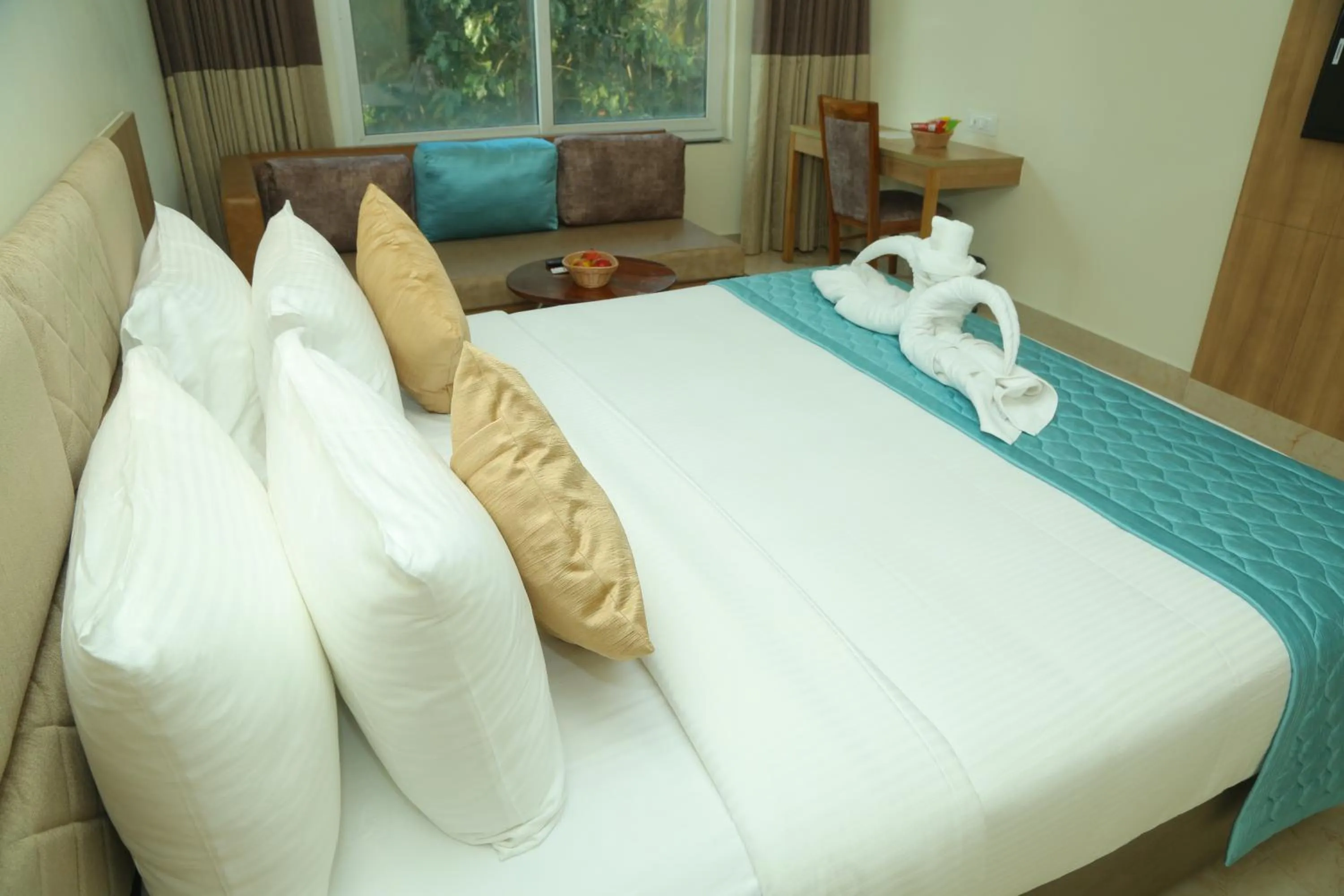 Bed in Misty Ocean - A Bergamont Group of Hotel