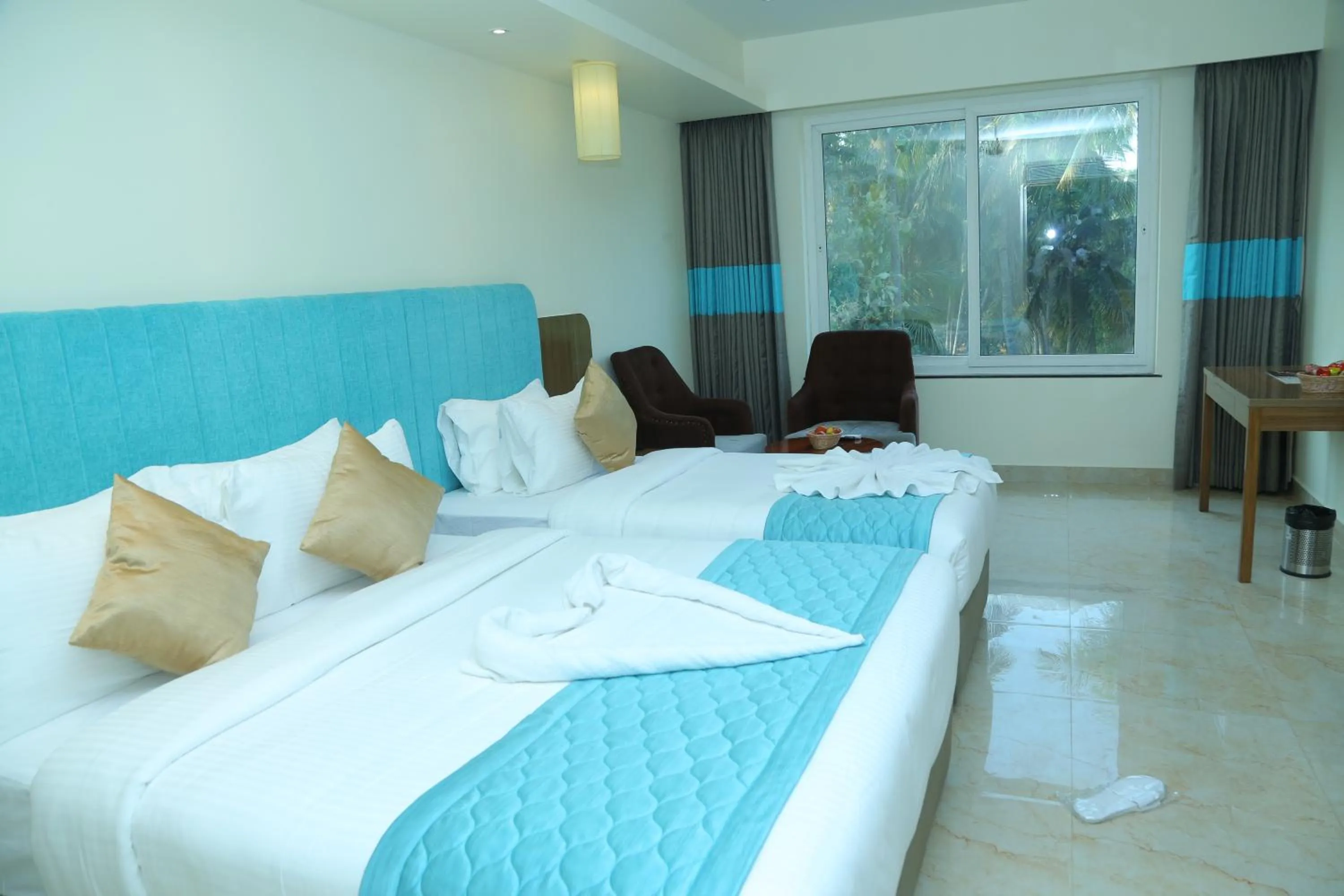 Bed in Misty Ocean - A Bergamont Group of Hotel