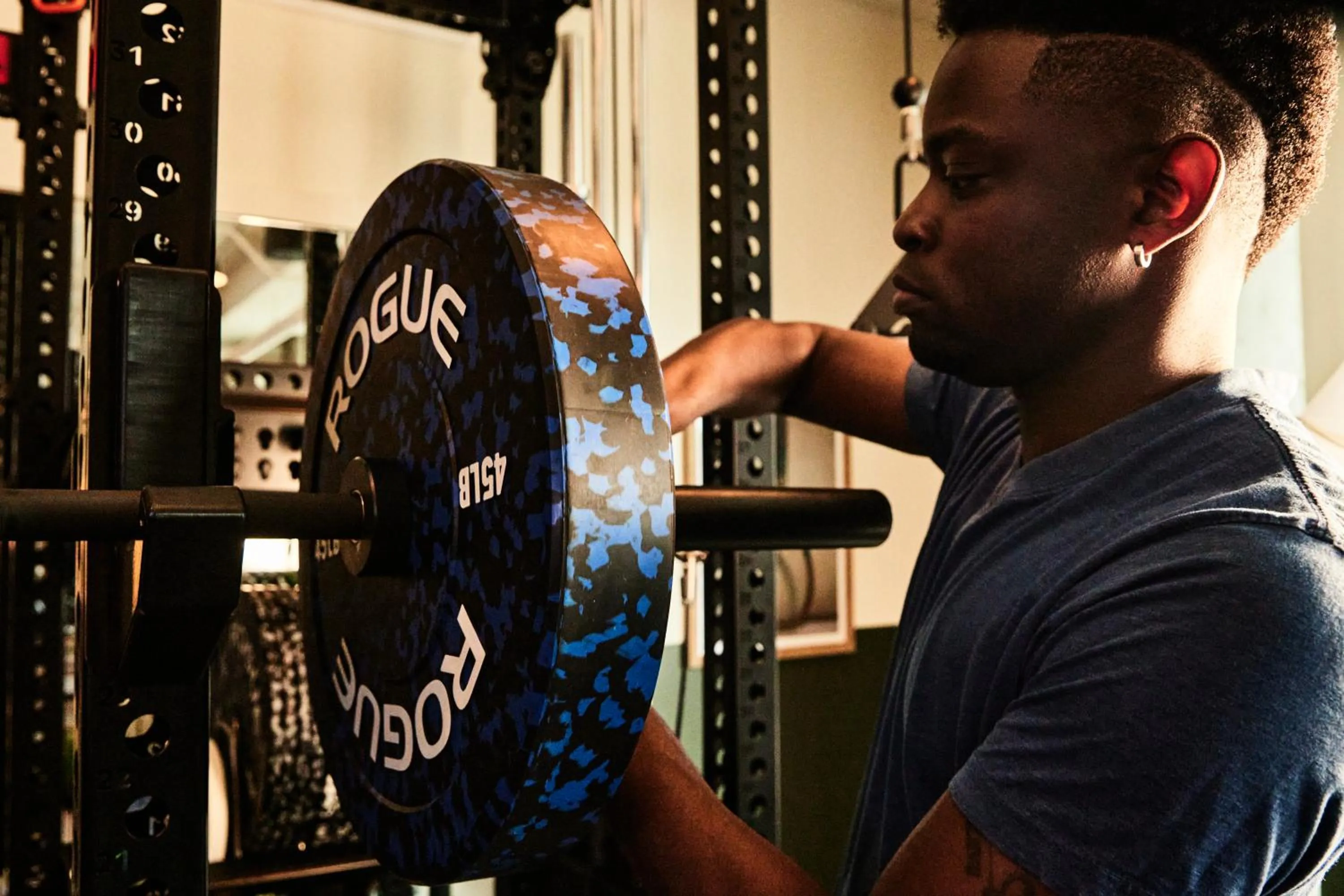 Fitness centre/facilities in The Junto Hotel