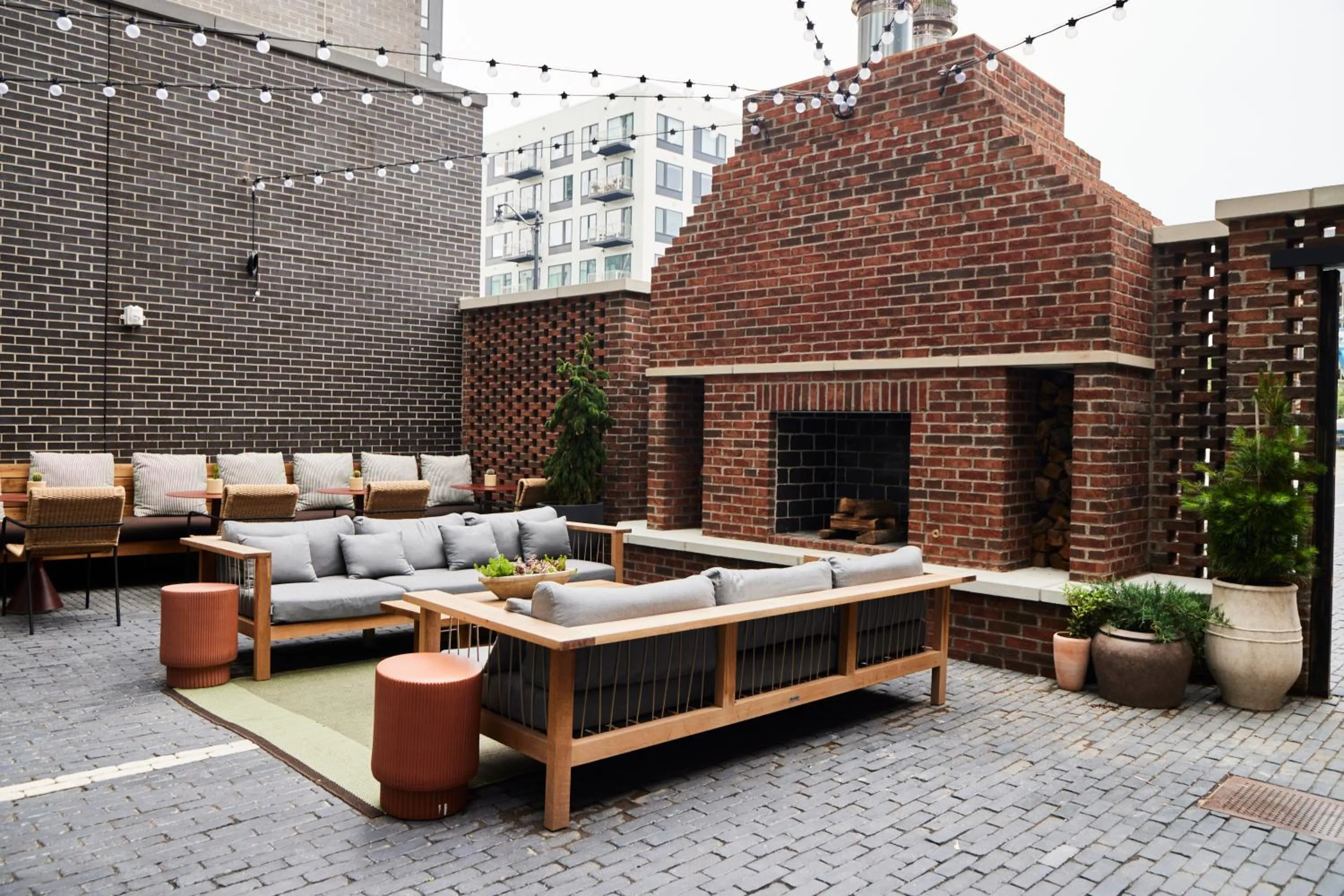 Patio in The Junto Hotel