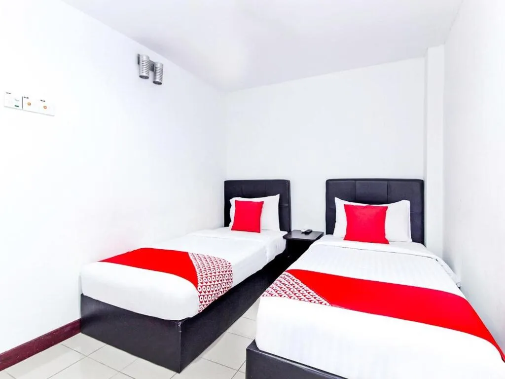 Bed in Dkeris Hotel Melaka