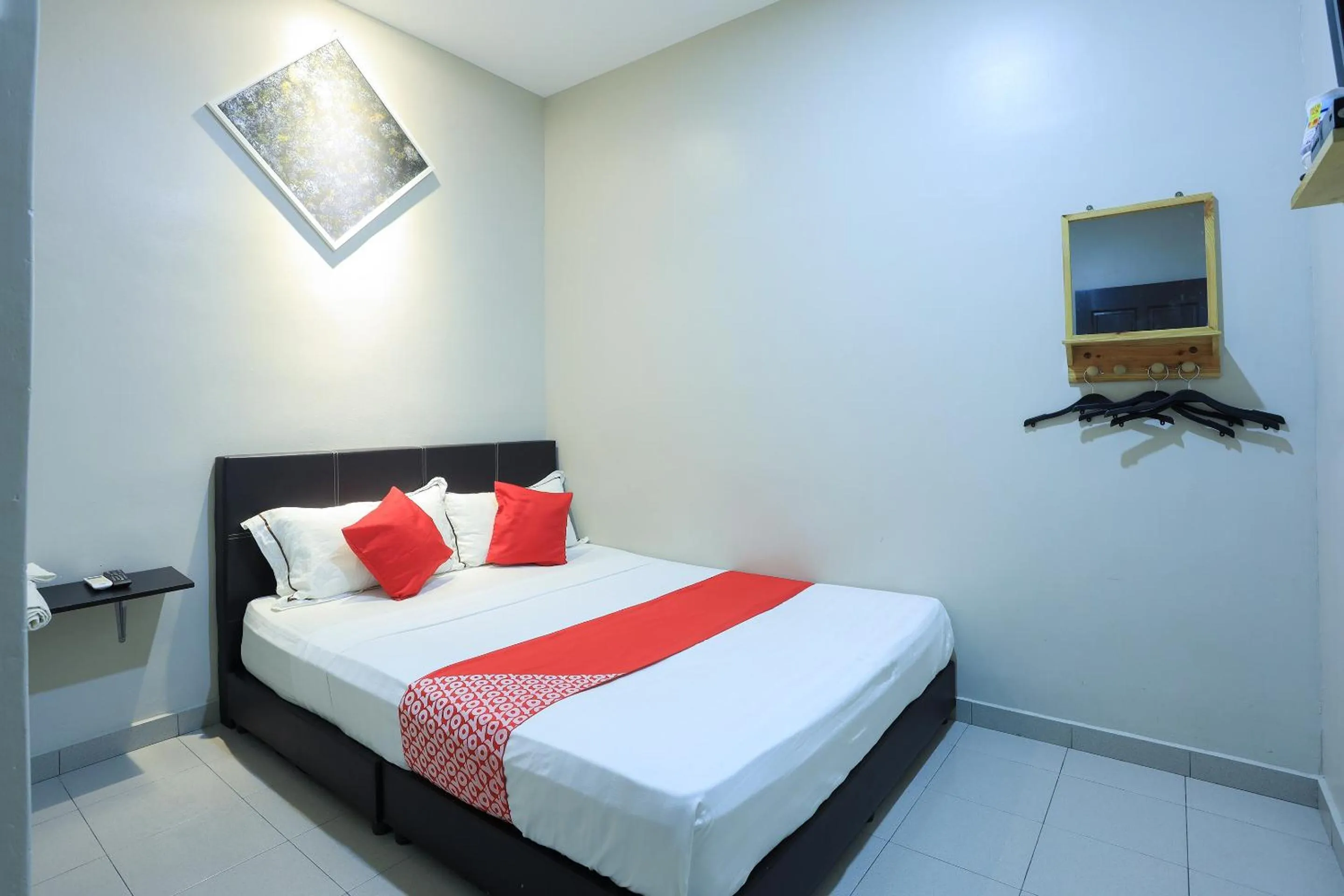 Bed in Dkeris Hotel Melaka