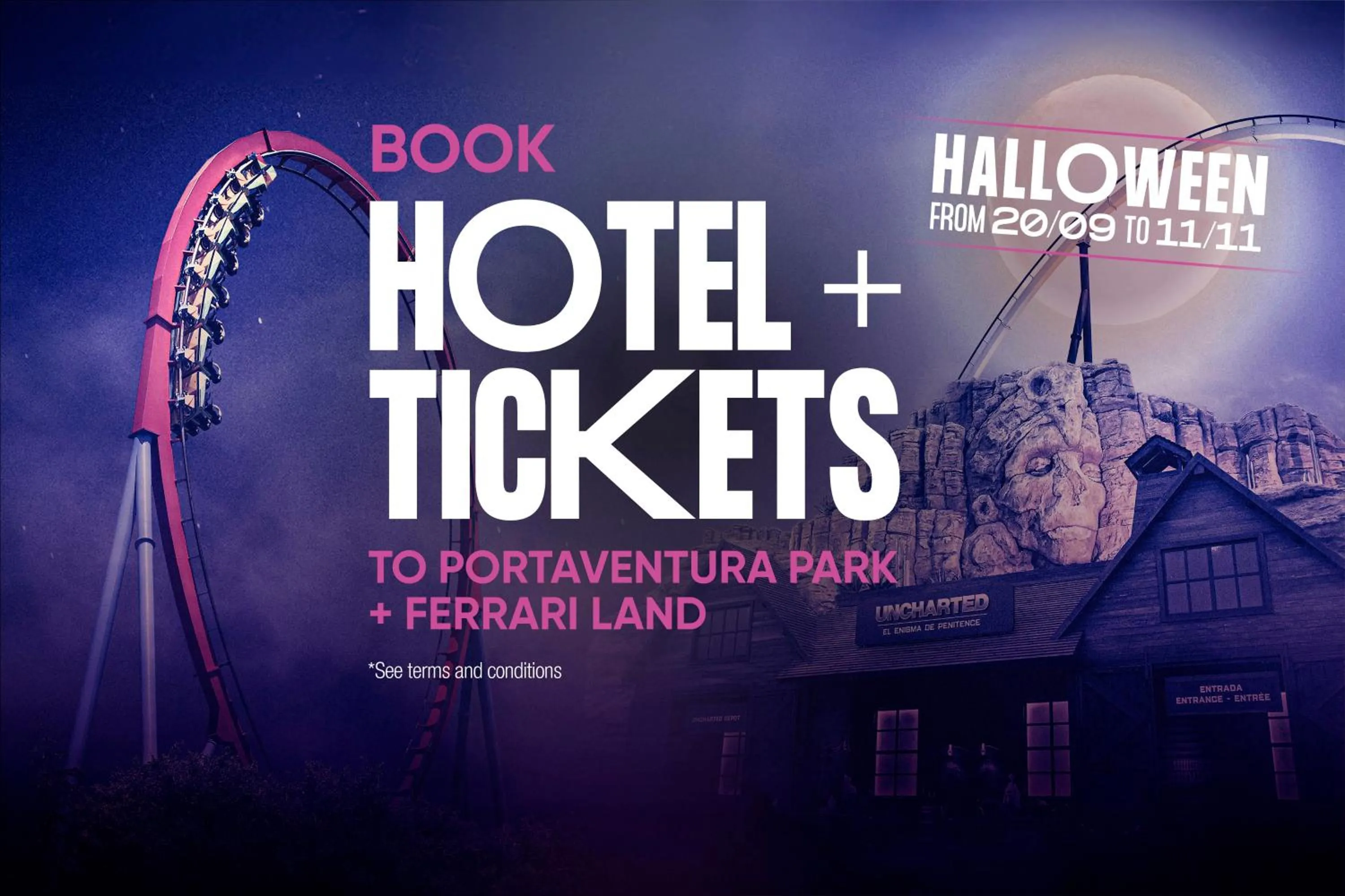 Entertainment in PortAventura Hotel PortAventura - Includes unlimited access to PortAventura Park & 1 access to Ferrari Land