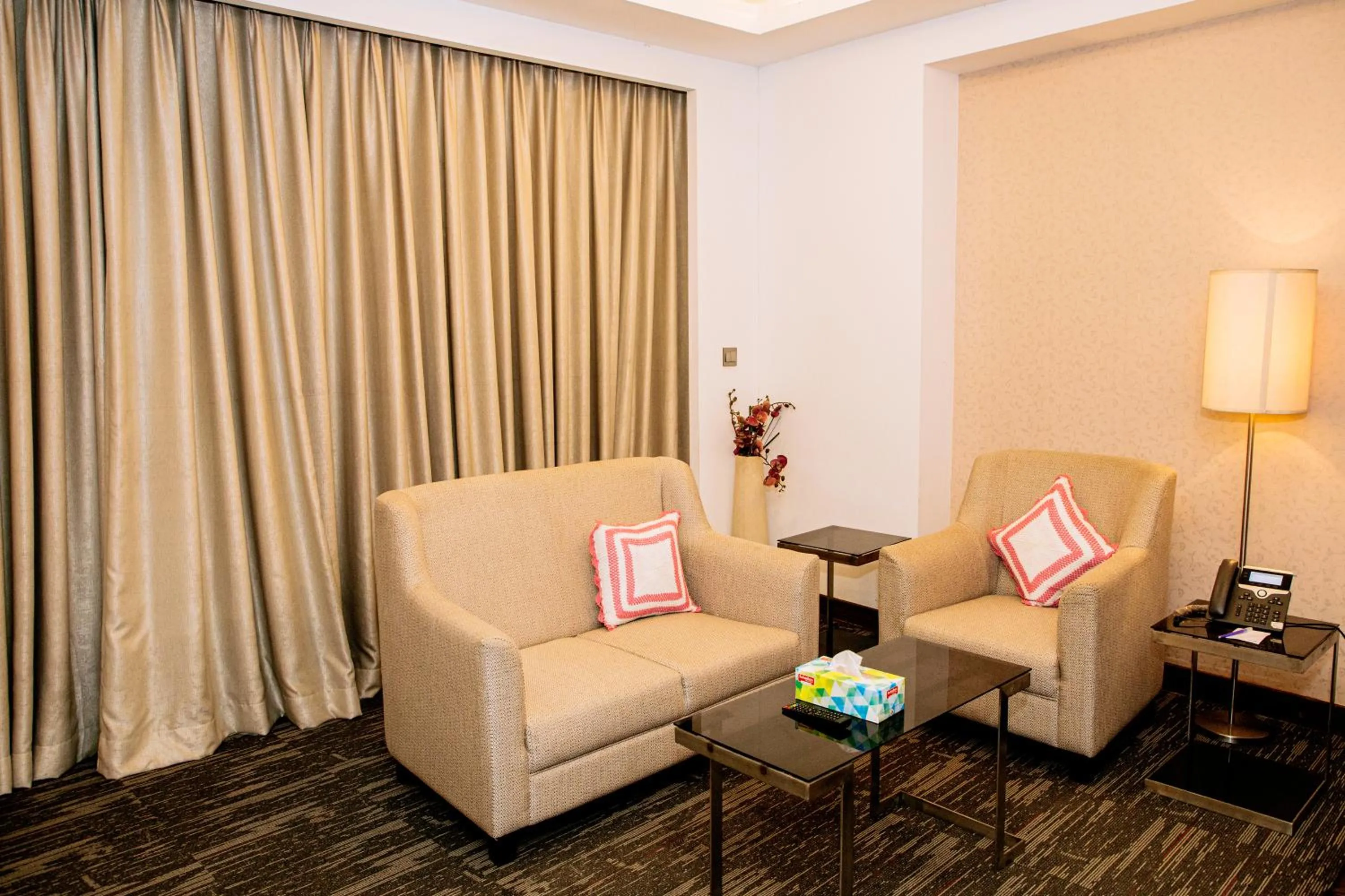 Seating area in Jashore IT Park Hotel and Resort