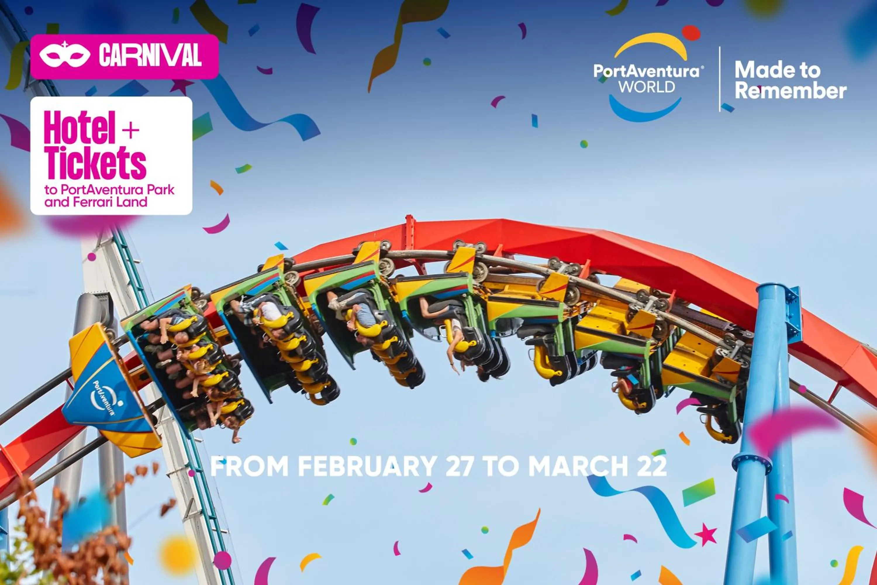Entertainment in PortAventura Hotel El Paso - Includes unlimited access to PortAventura Park & 1 access to Ferrari Land