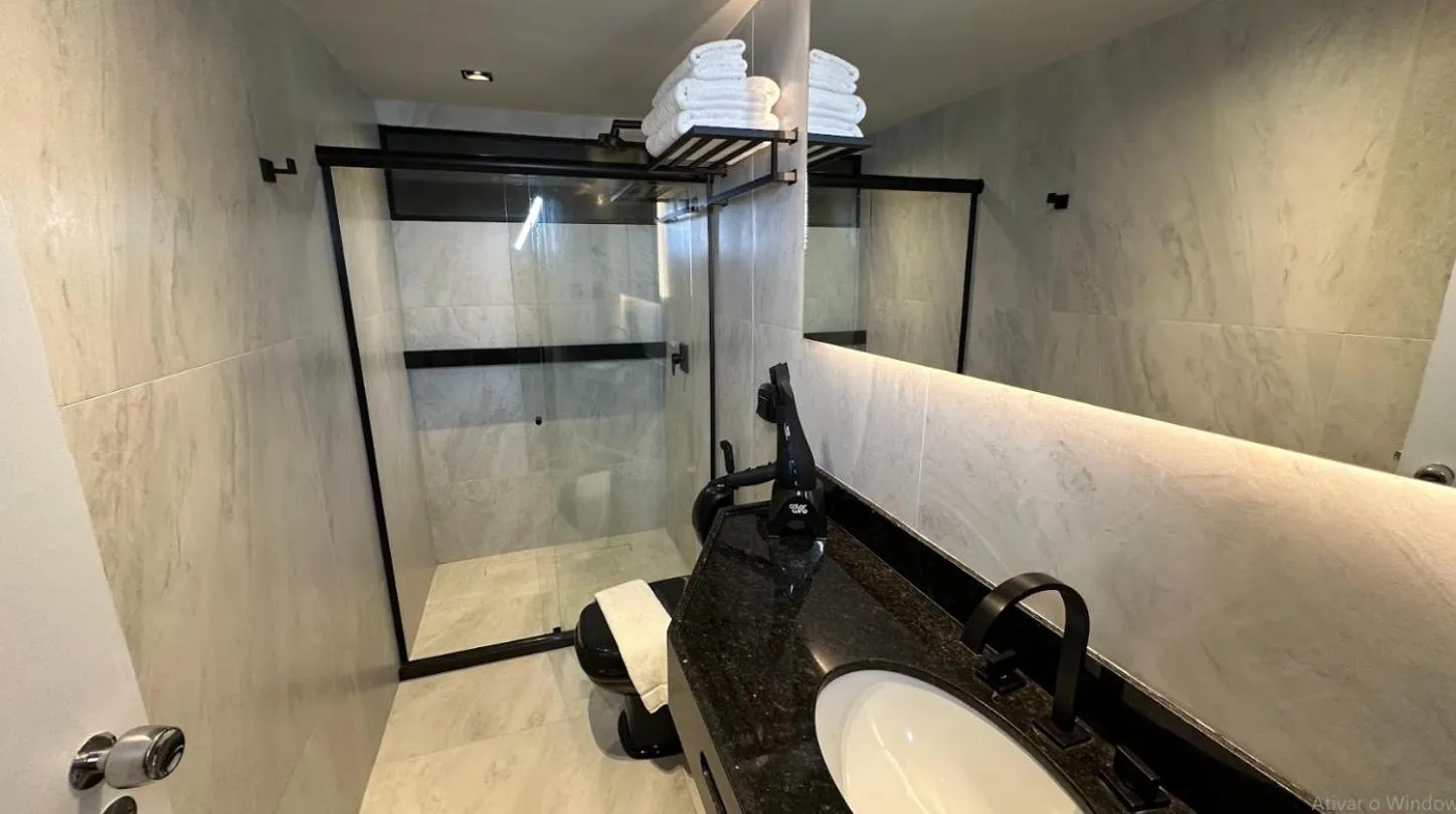 Shower in Garanhuns Palace Hotel