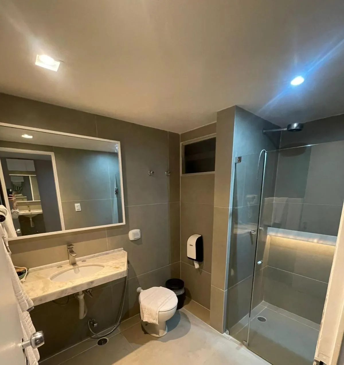 Bathroom in Garanhuns Palace Hotel