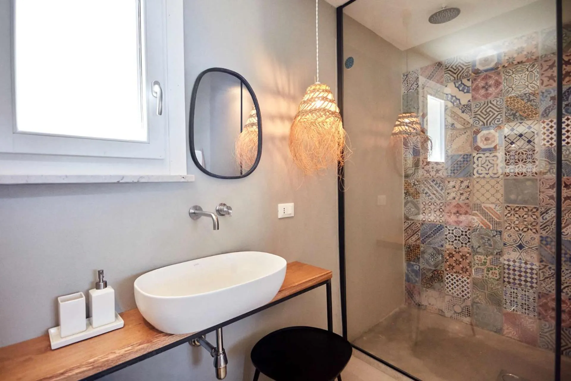 Shower in Villa Rocce Bianche