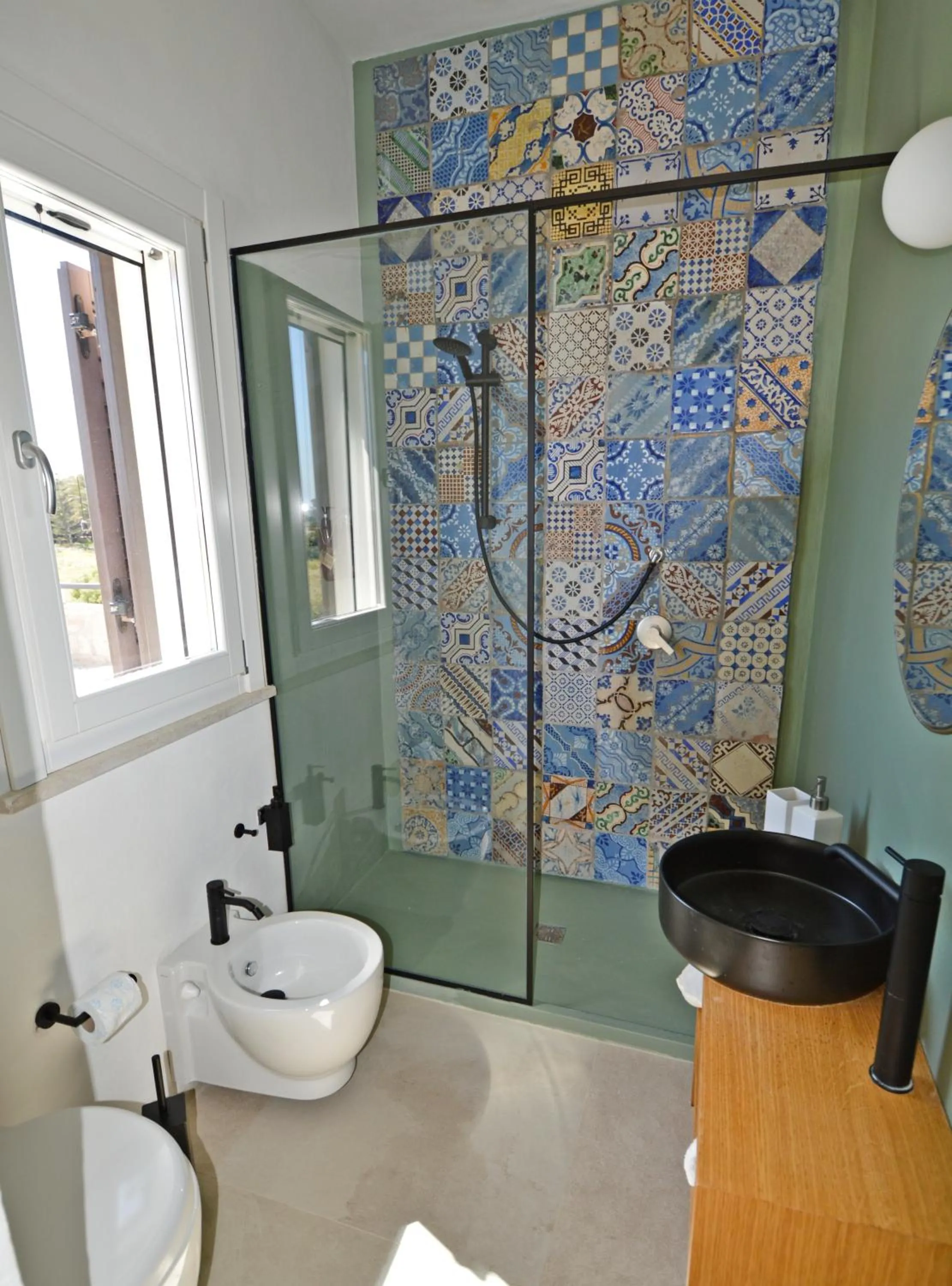 Shower in Villa Rocce Bianche