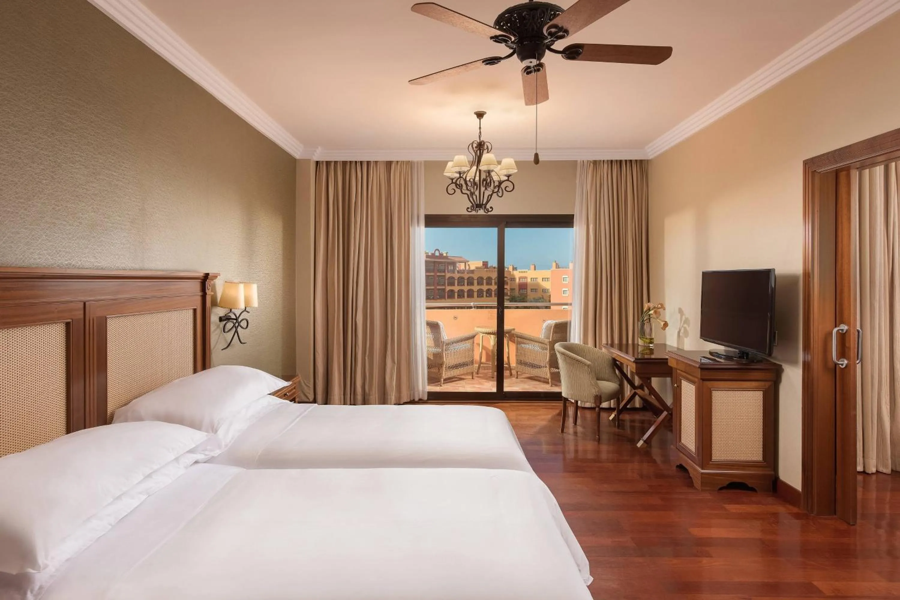 Photo of the whole room, Bed in Sheraton Fuerteventura Golf & Spa Resort