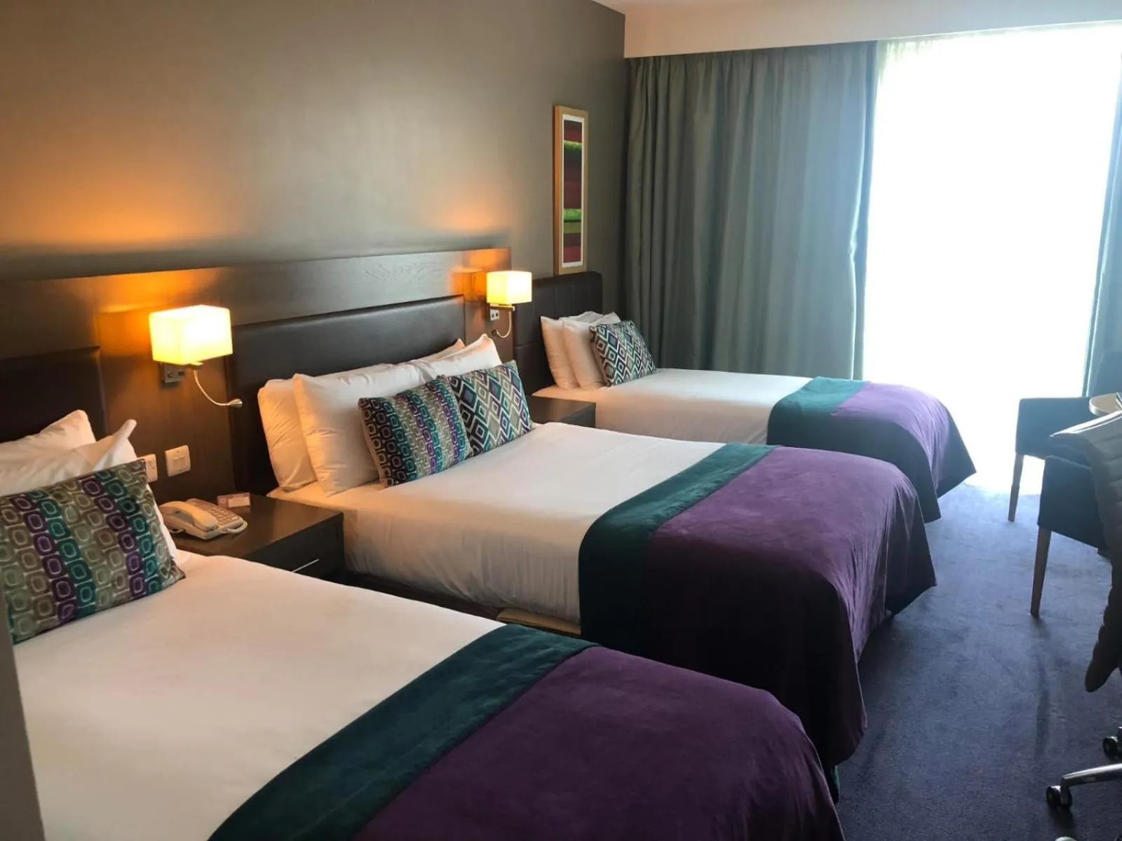 Bed in Hotel Cardinal Oxmo Delhi Airport