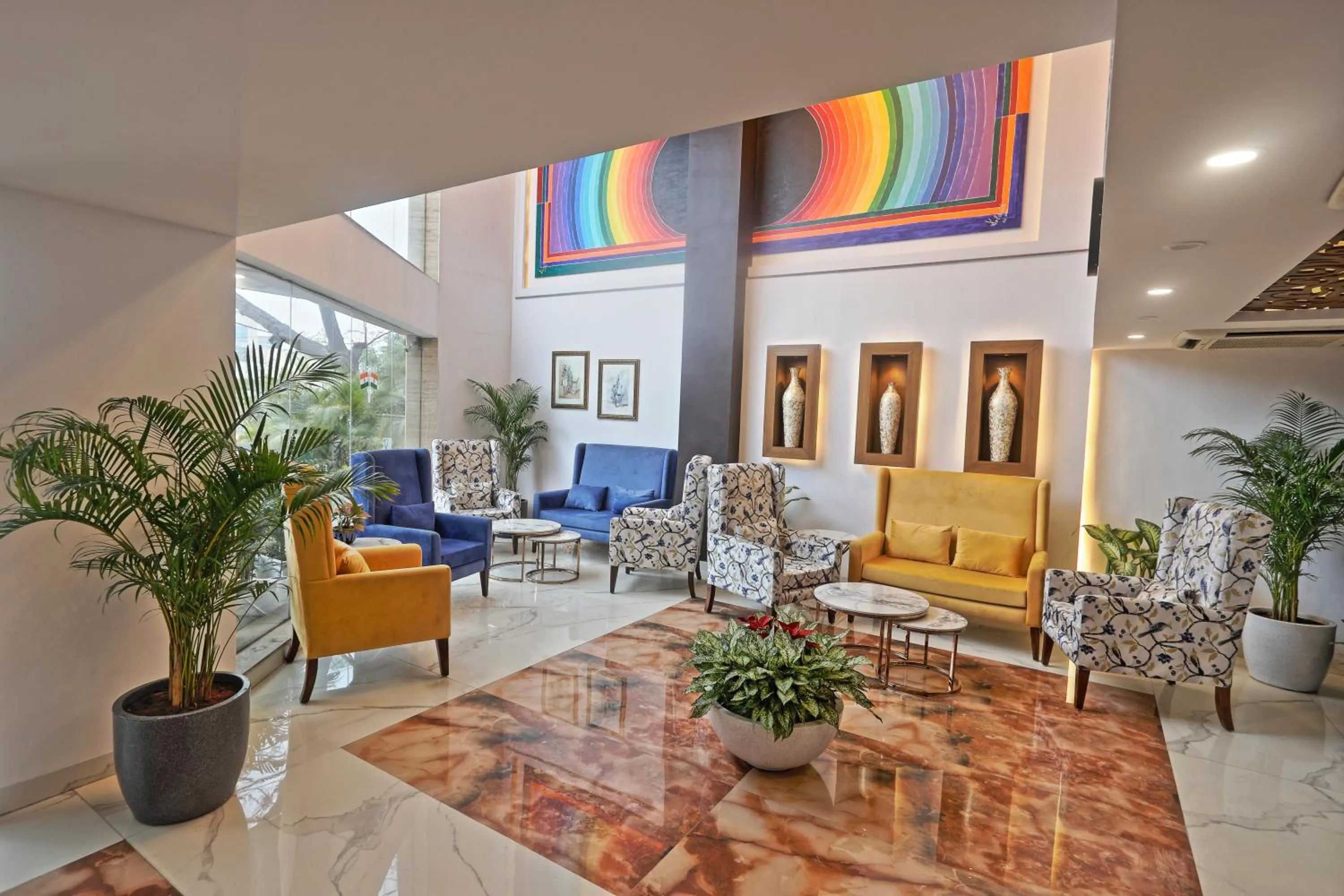 Lobby or reception in Hotel Cardinal Oxmo Delhi Airport