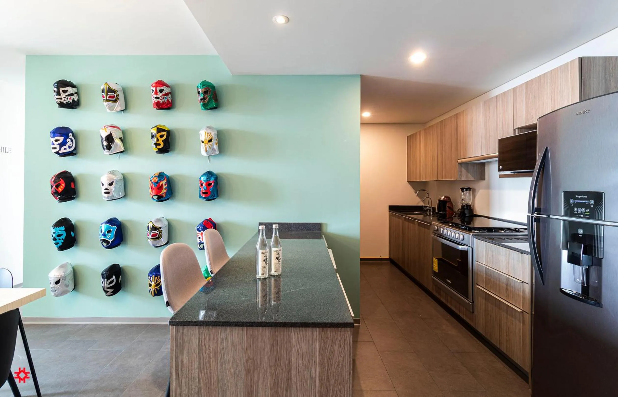 Kitchen or kitchenette in Casa Latitud by Kukun