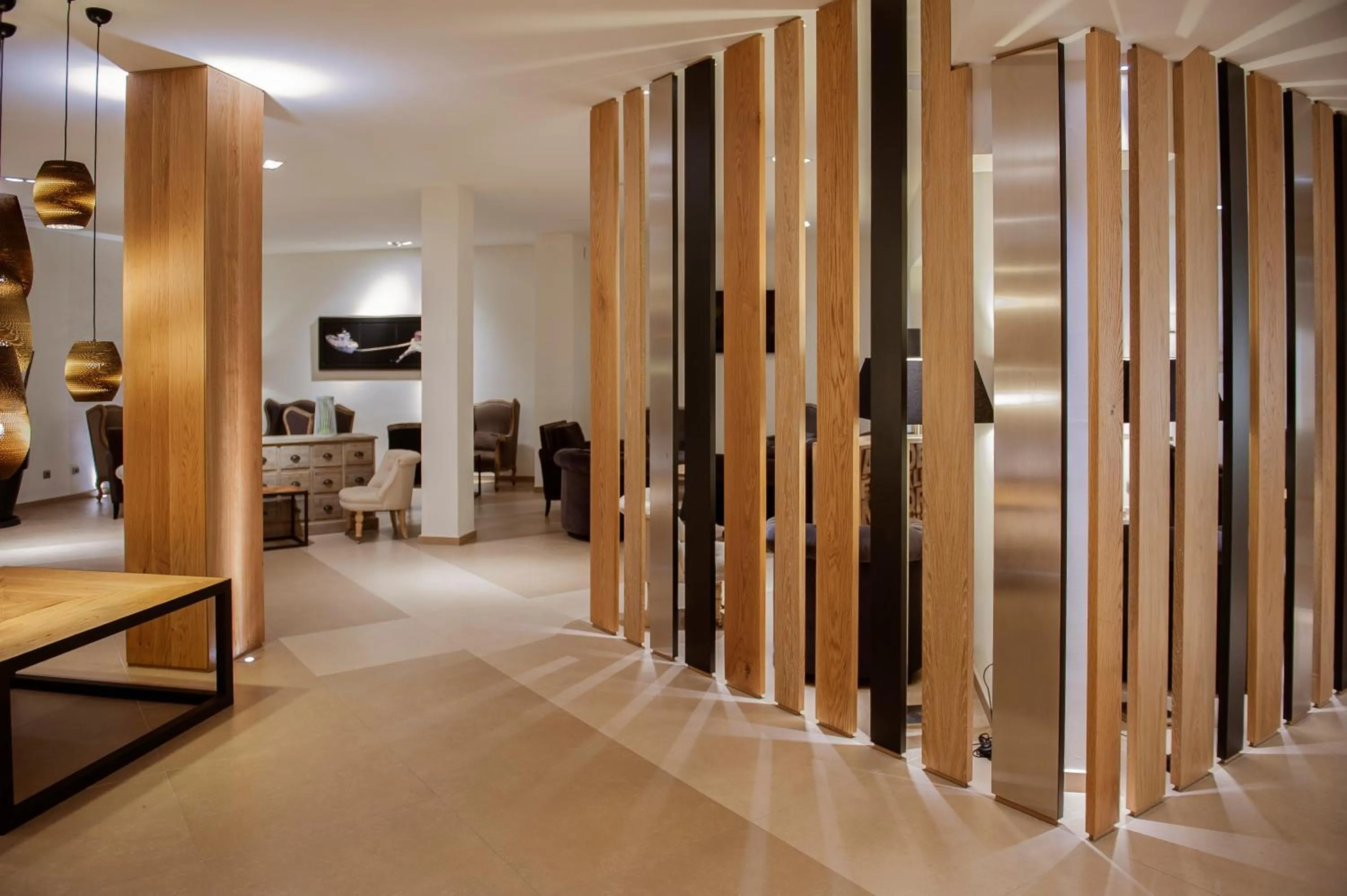 Communal lounge/ TV room in Hotel Rosa Nàutica