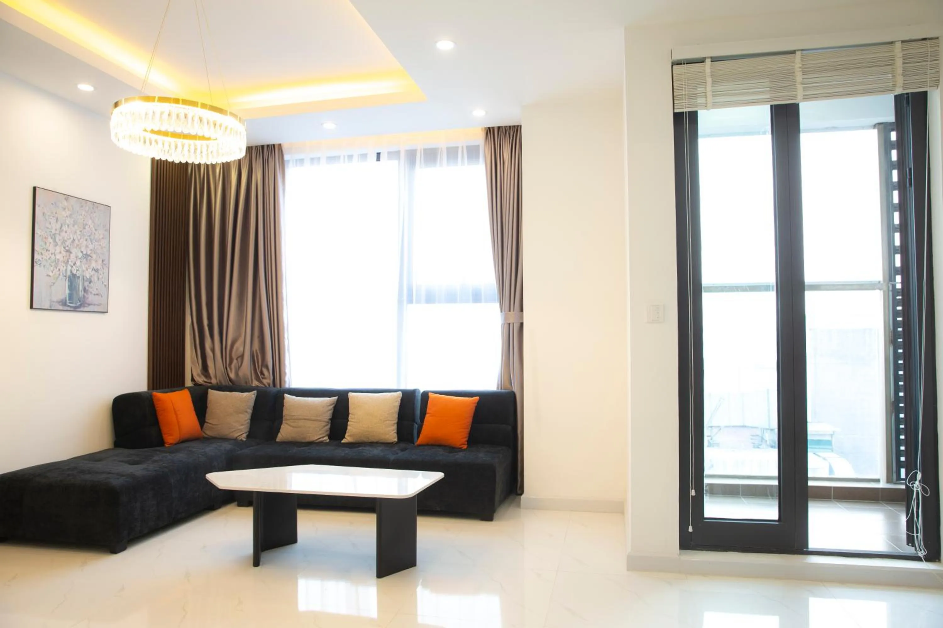 Living room in TSQ STAY Hotel Apartment