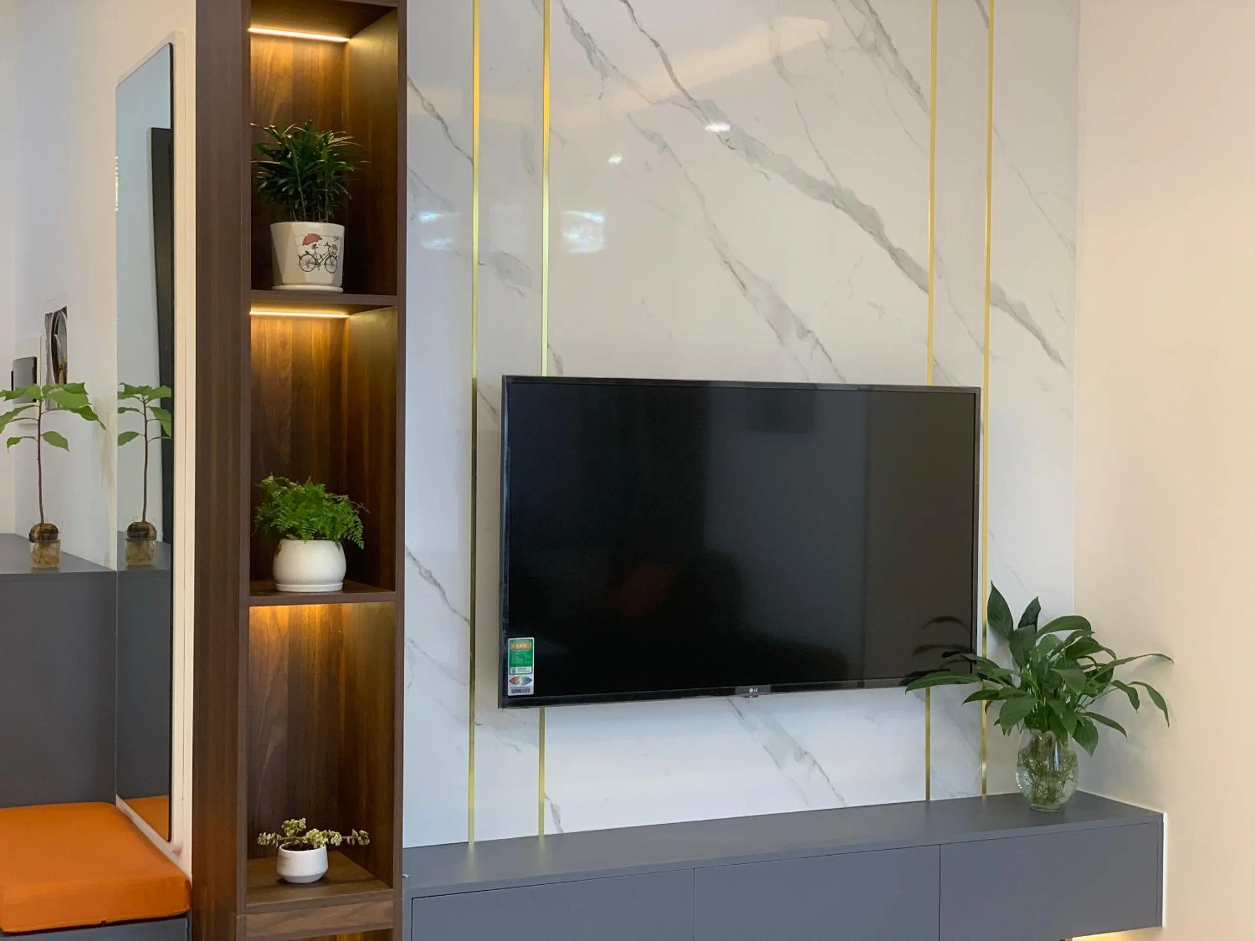 Living room in TSQ STAY Hotel Apartment