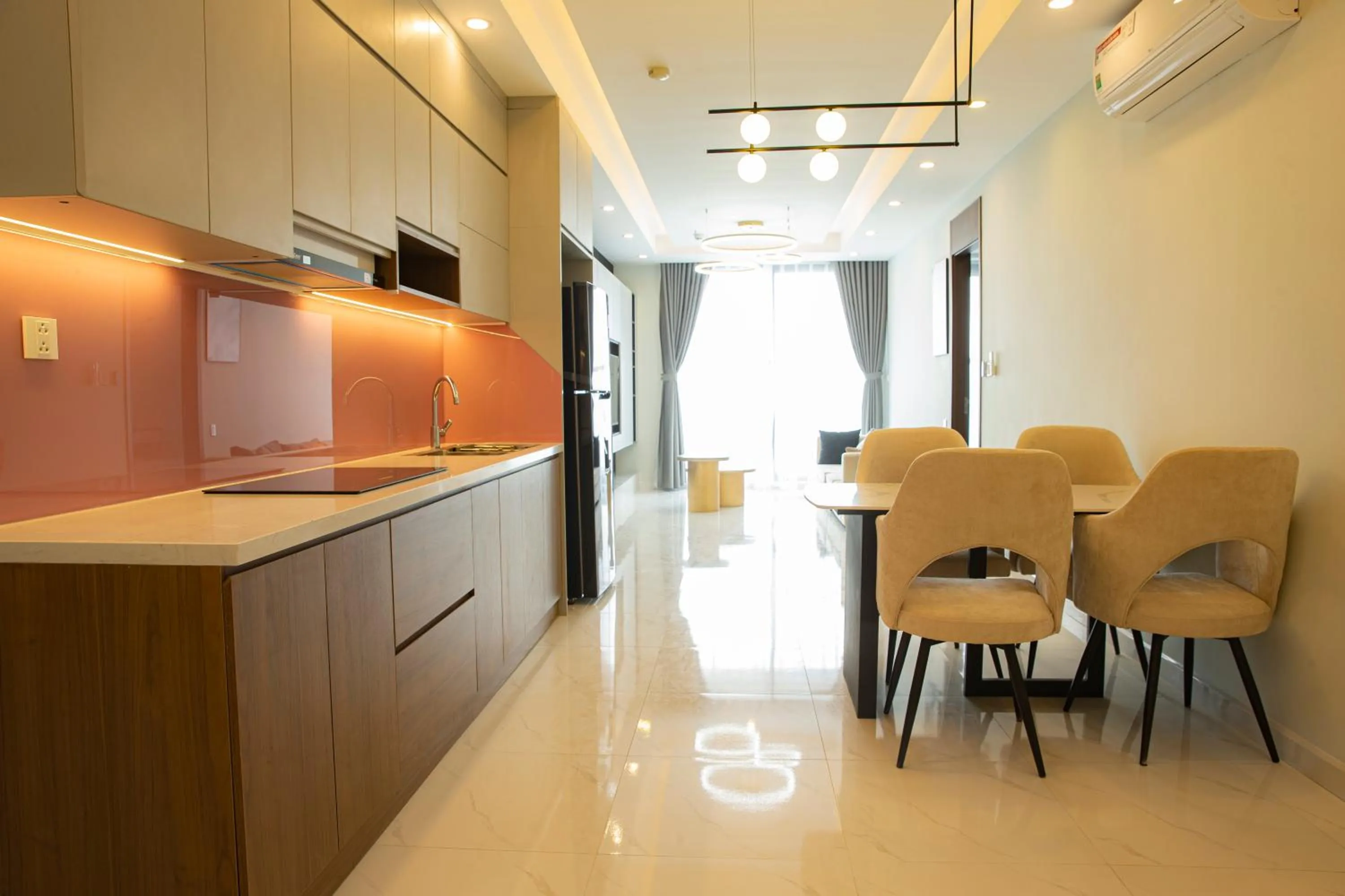Kitchen or kitchenette in TSQ STAY Hotel Apartment